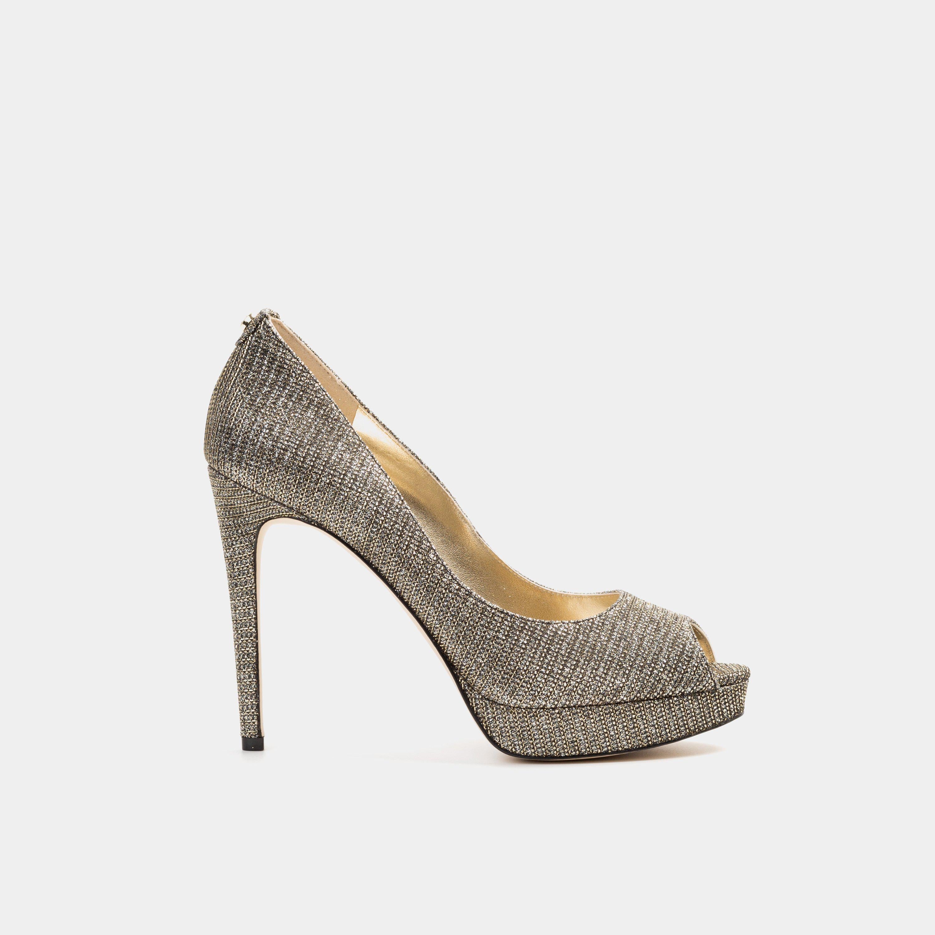 Michael kors erika platform gold on sale