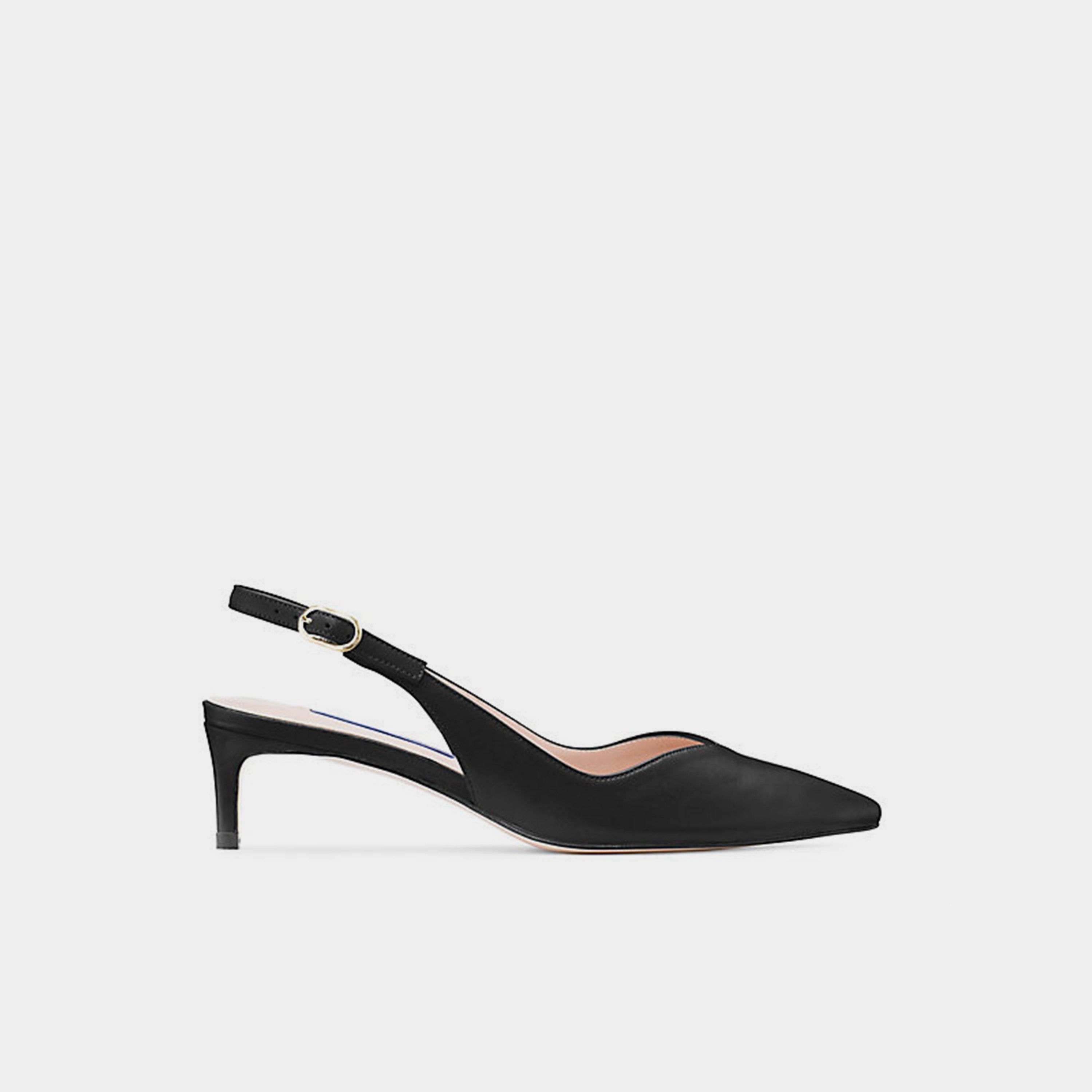 Stuart Weitzman Décolleté Edith nappa nera – lemlò