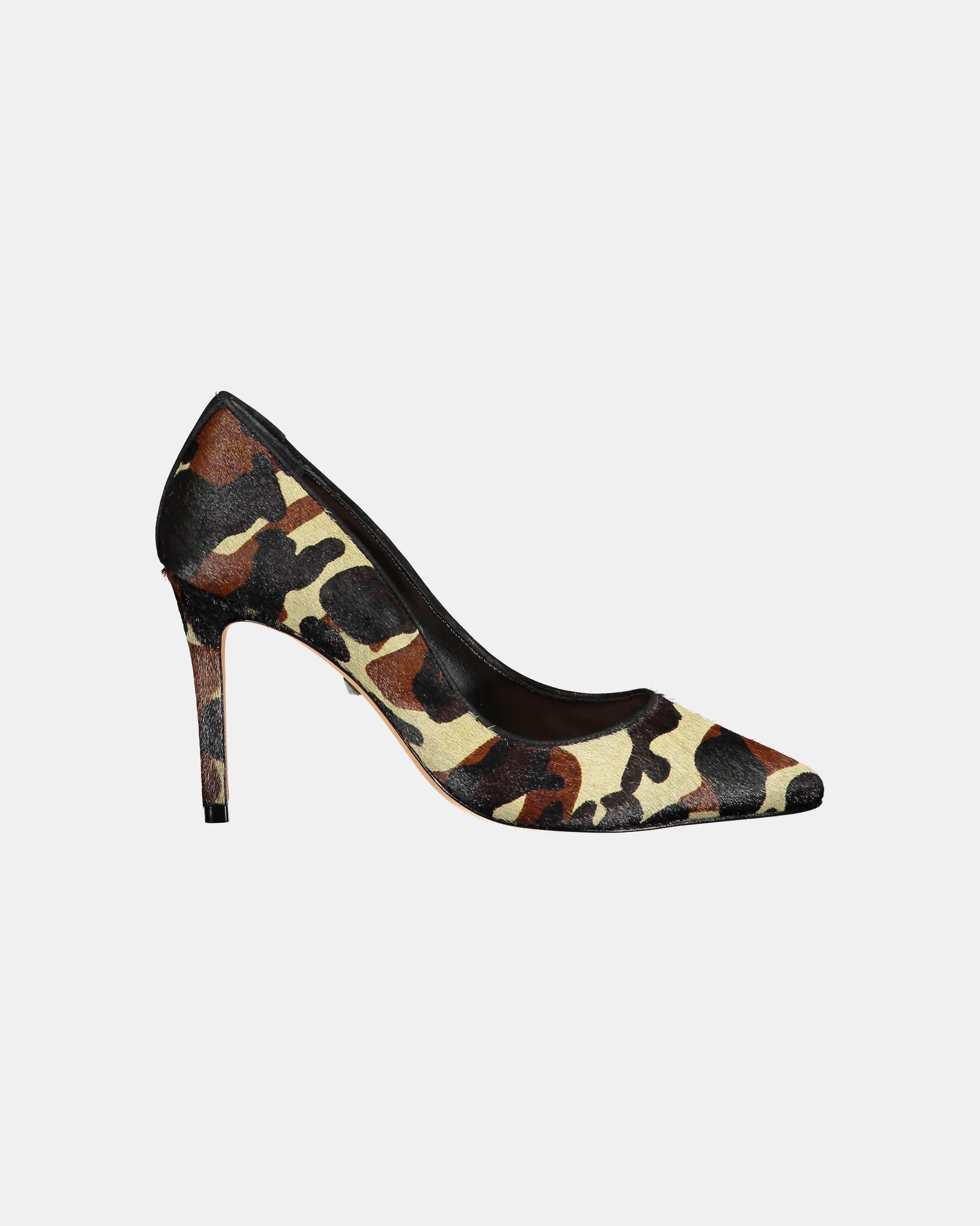 Schutz Décollete Nuria pelle di cavallino camo