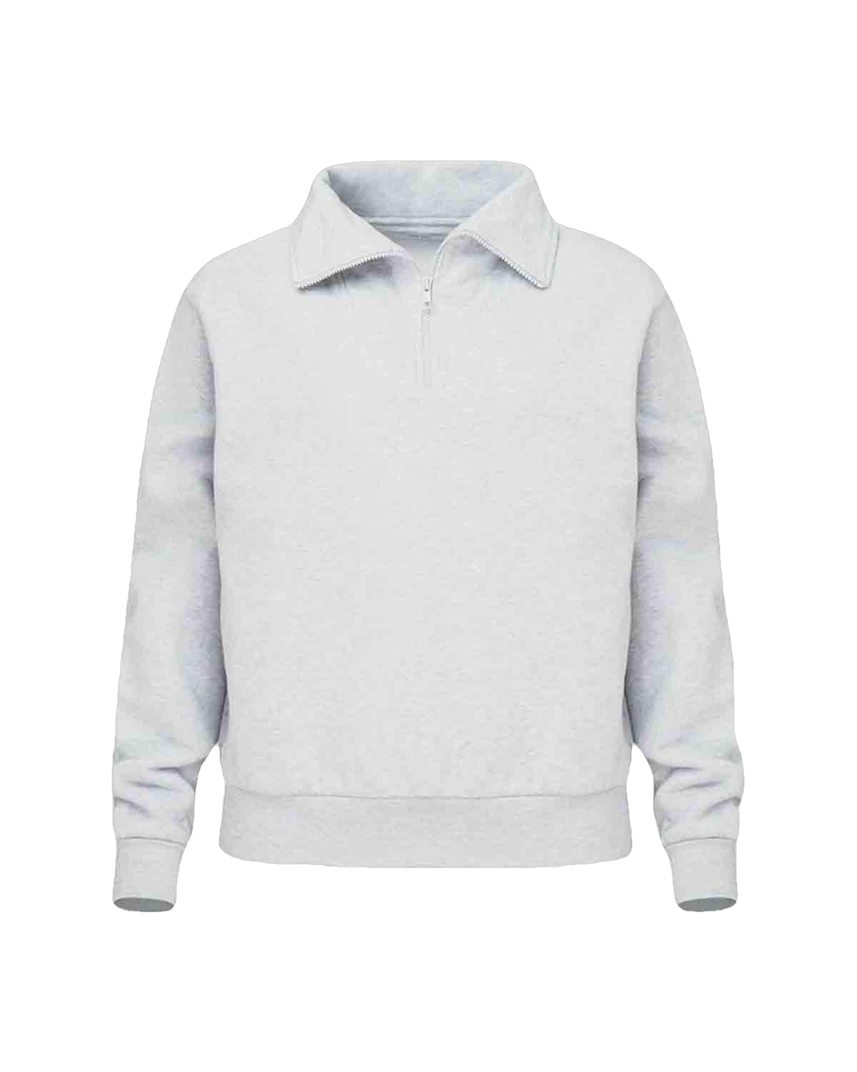 Anine Bing Jalen gray melange fleece sweatshirt leml