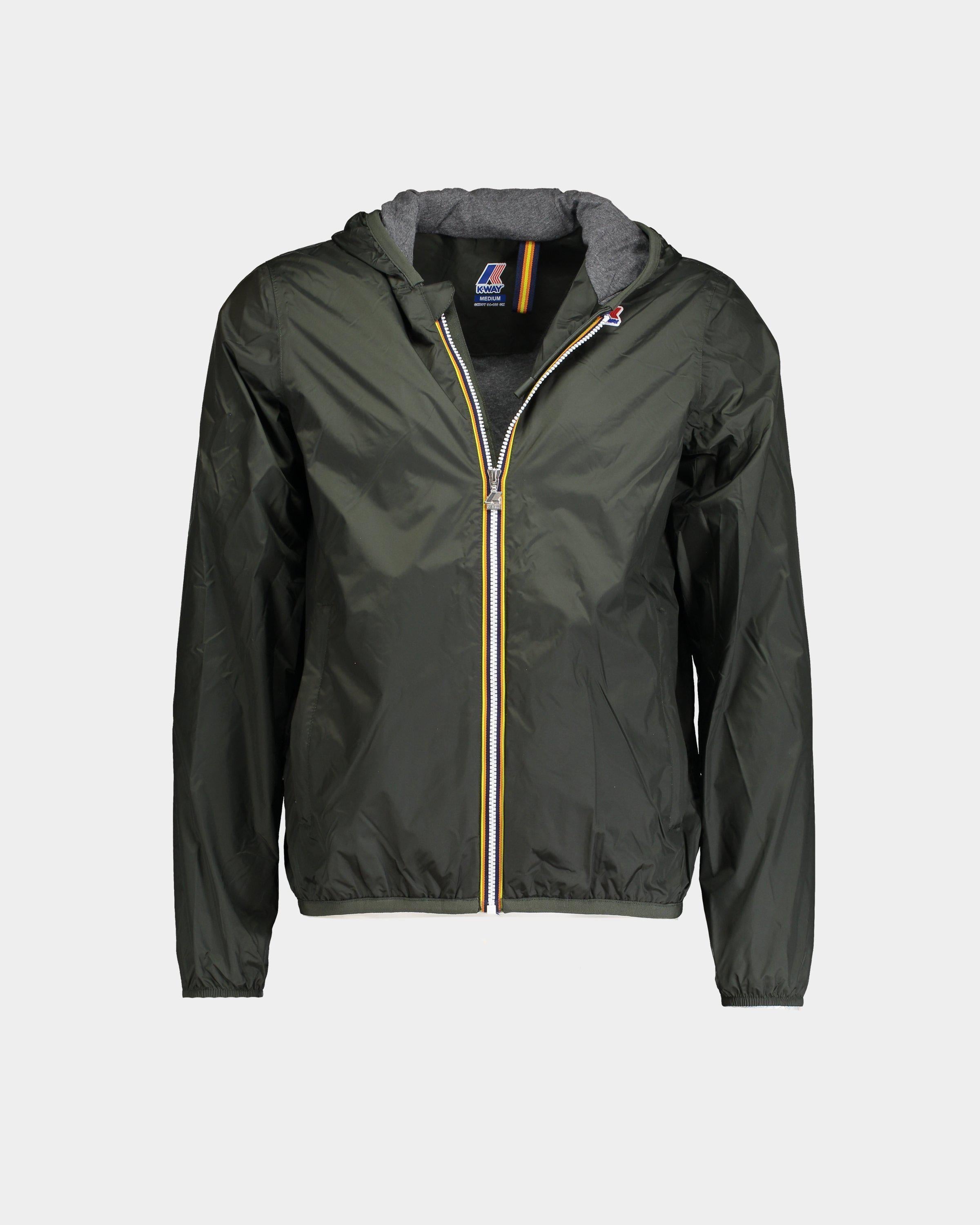 K-Way Giacca Jacques nylon jersey verde