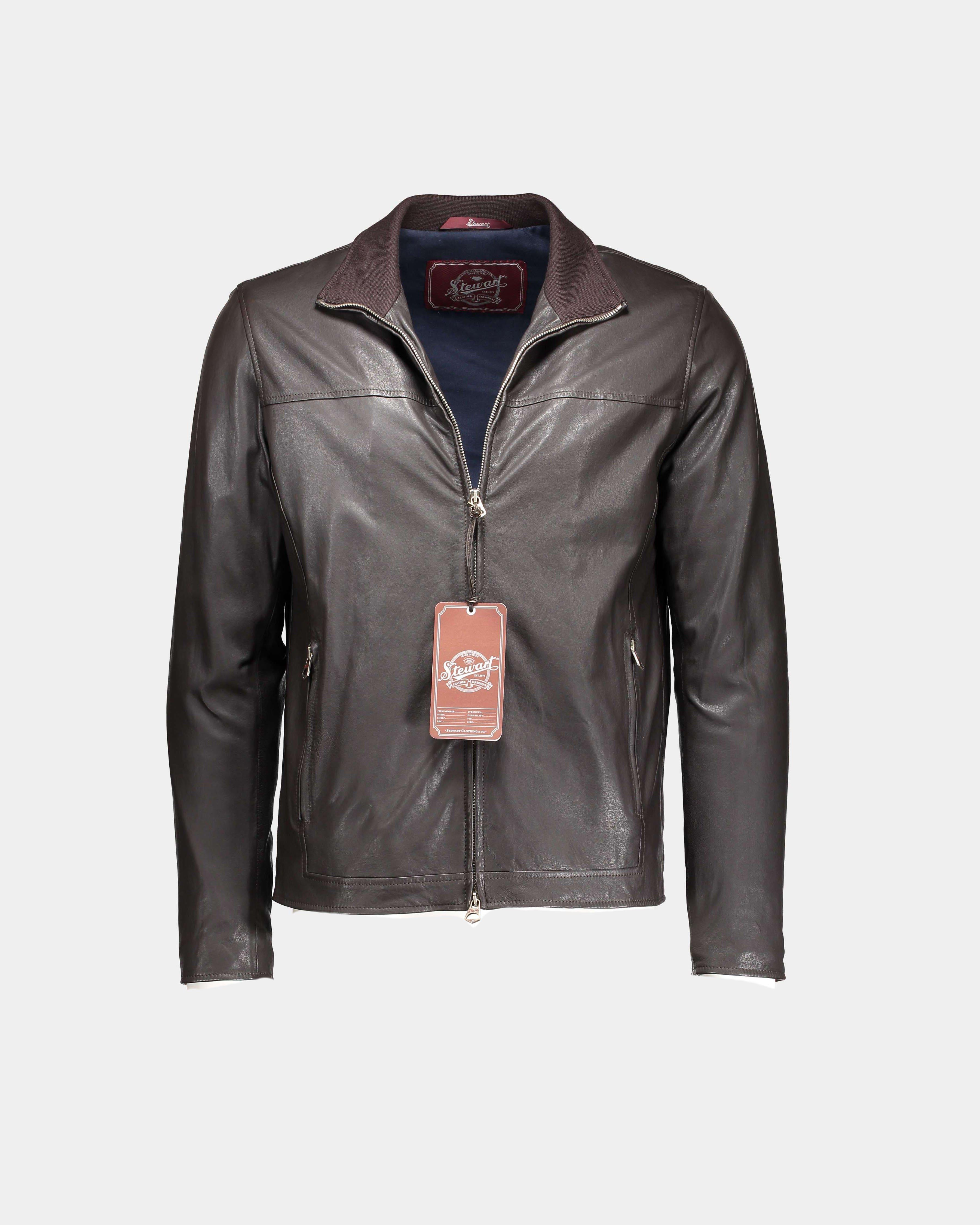 Stewart Bad Pilota dark brown leather jacket – lemlò