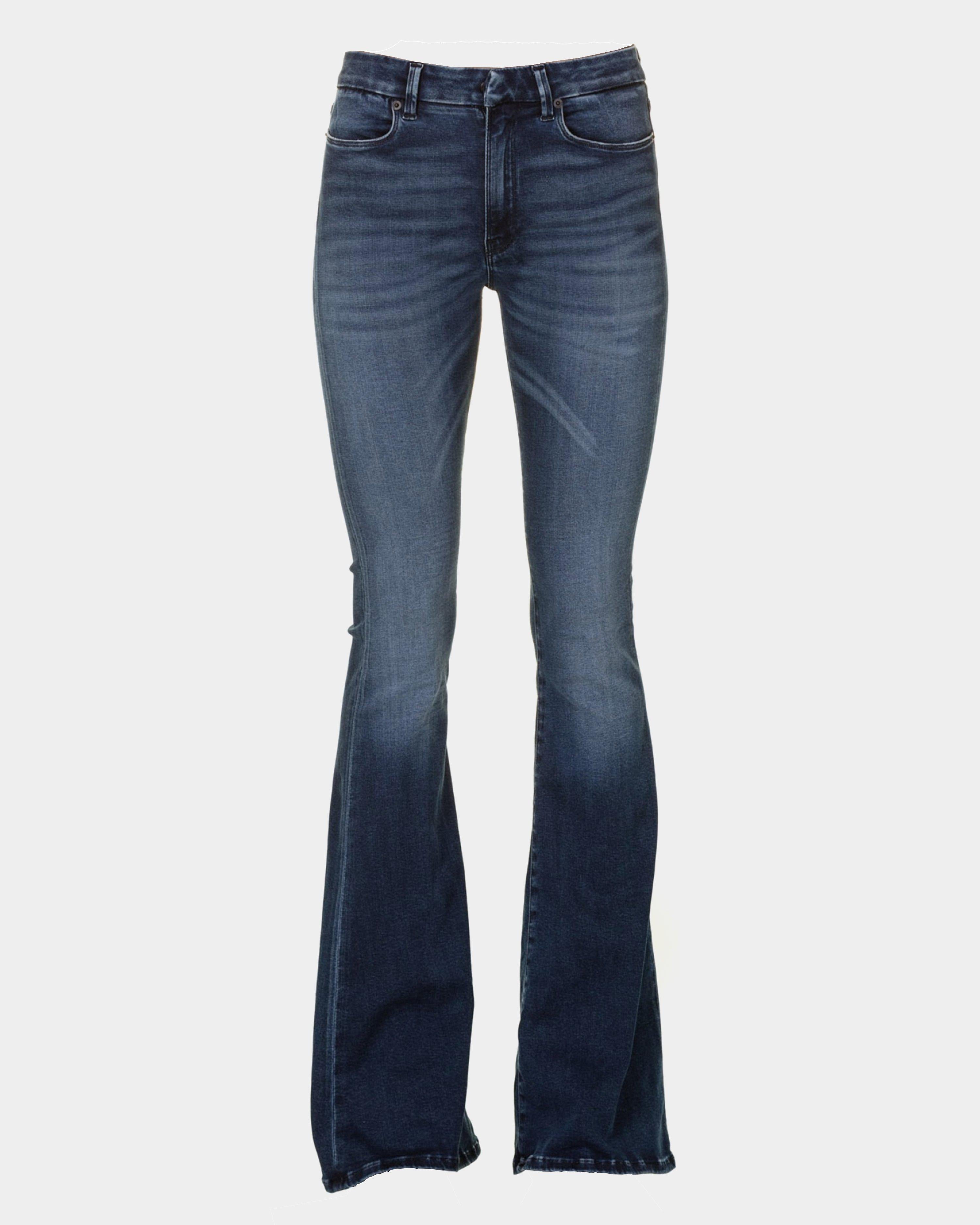 Womens Jeans Jeans A Zampa Jeans Donna Pantaloni A Zampa Larghi