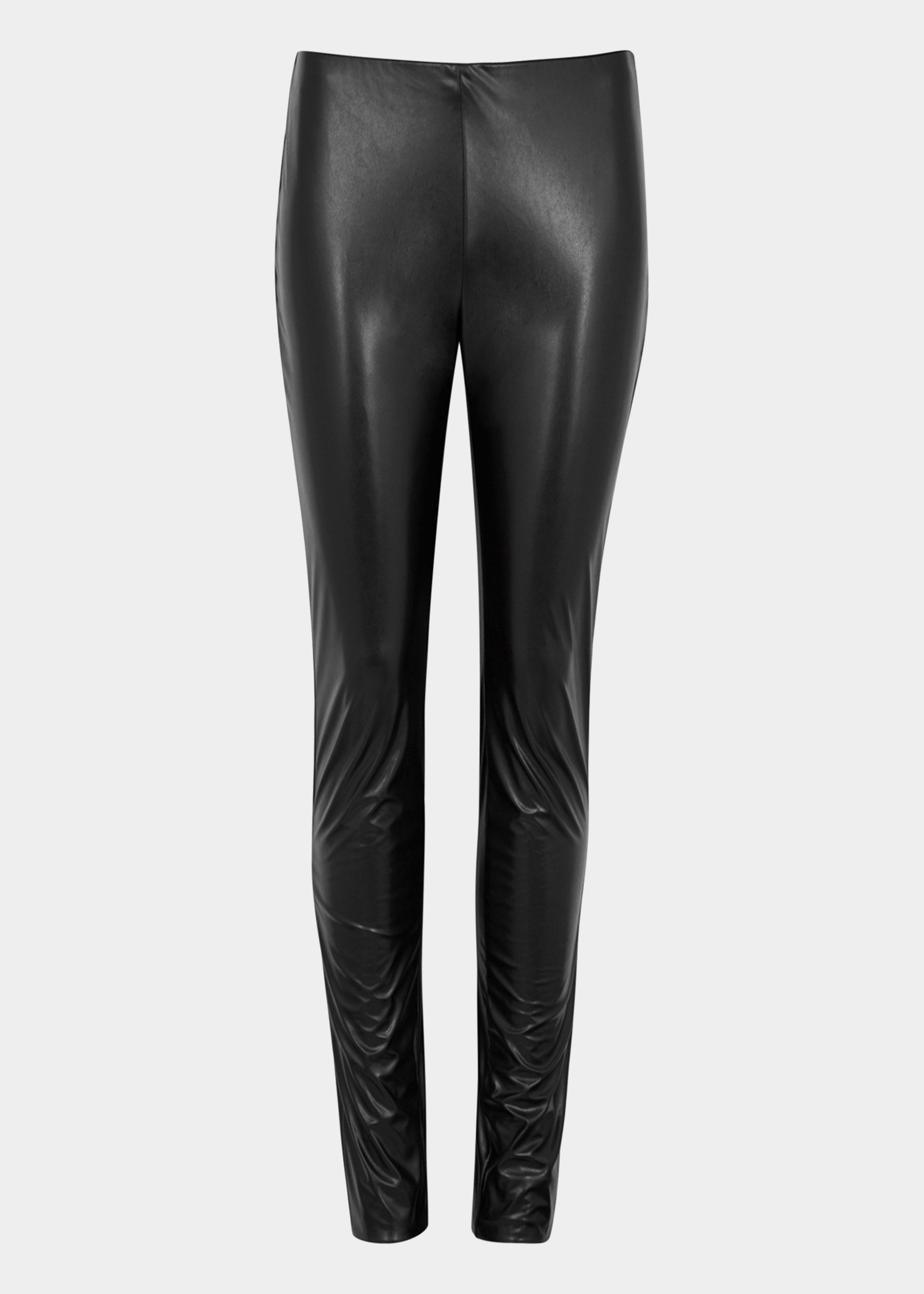Leggings ecopelle neri cheap