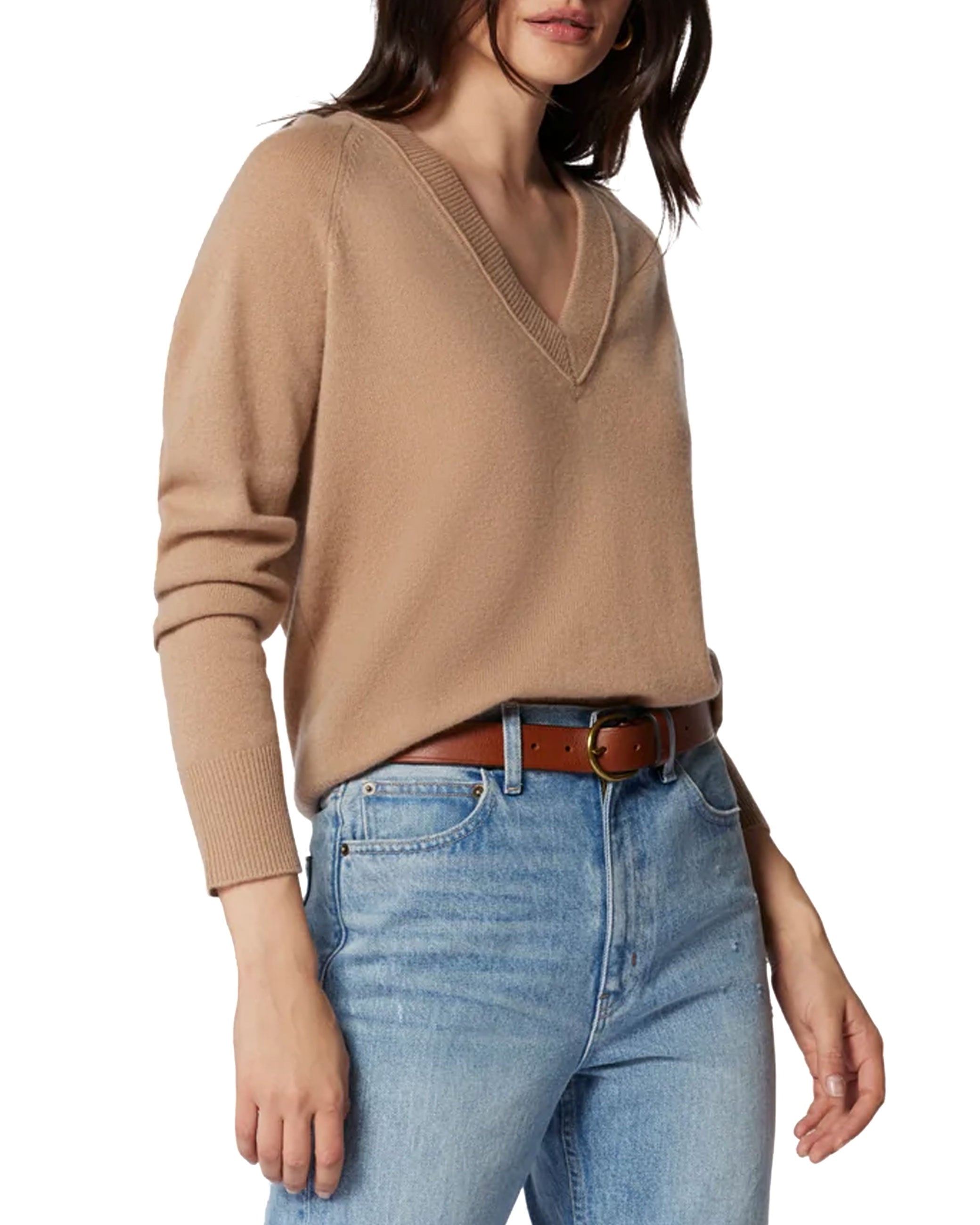 Equipment Madalene camel cashmere sweater – lemlò
