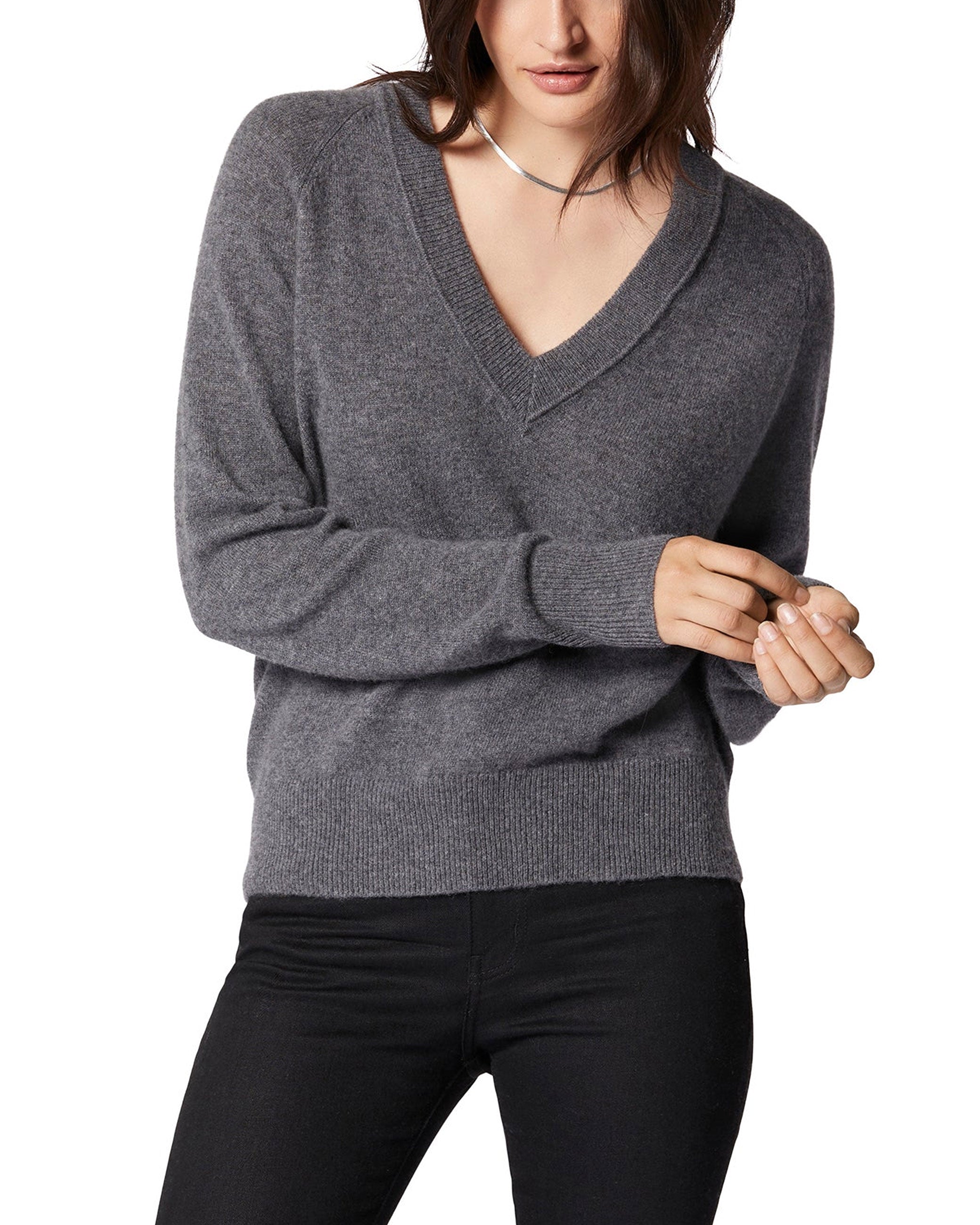 Equipment Madalene gray cashmere sweater – lemlò