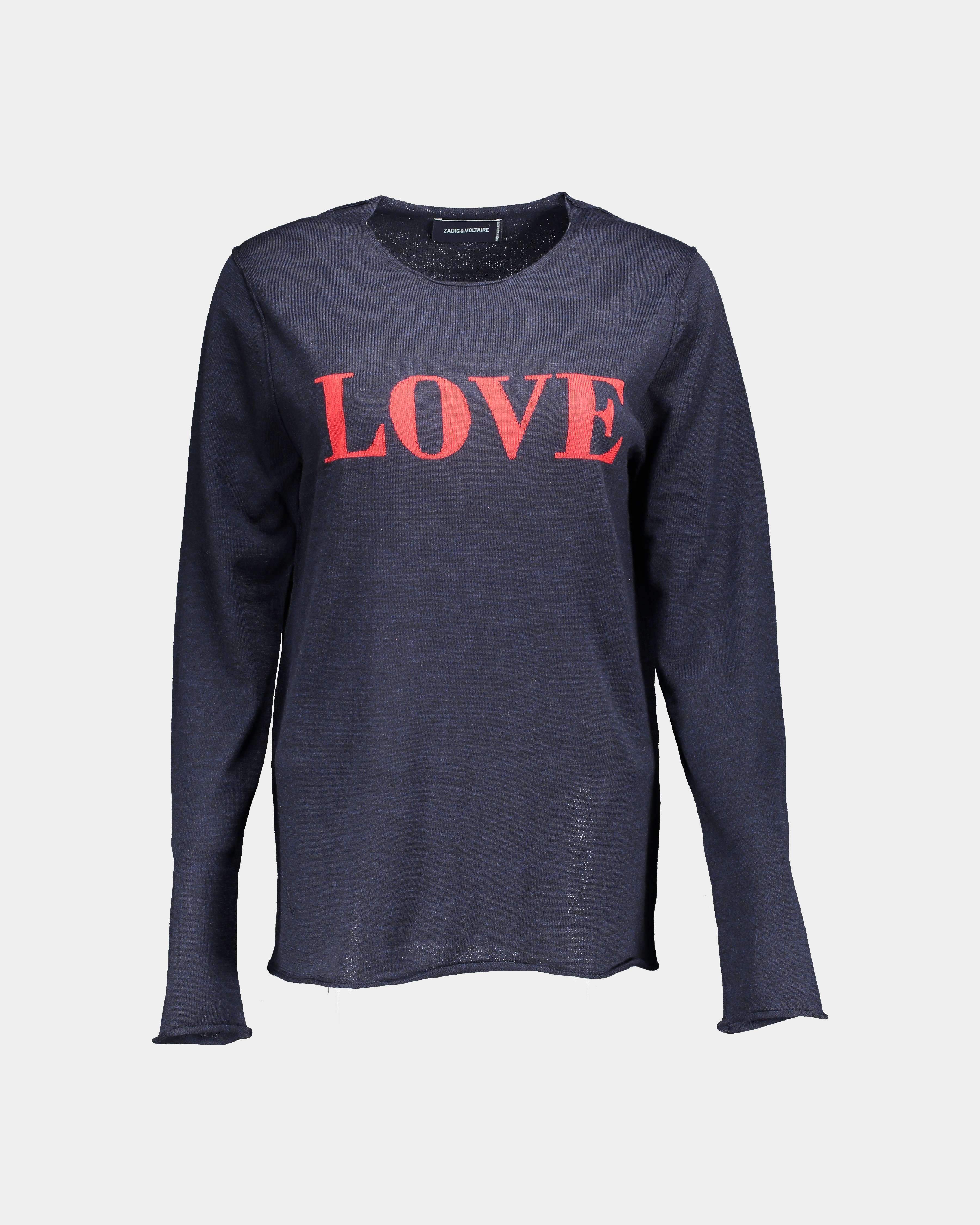 Zadig Voltaire Gwendal Love merino wool sweater