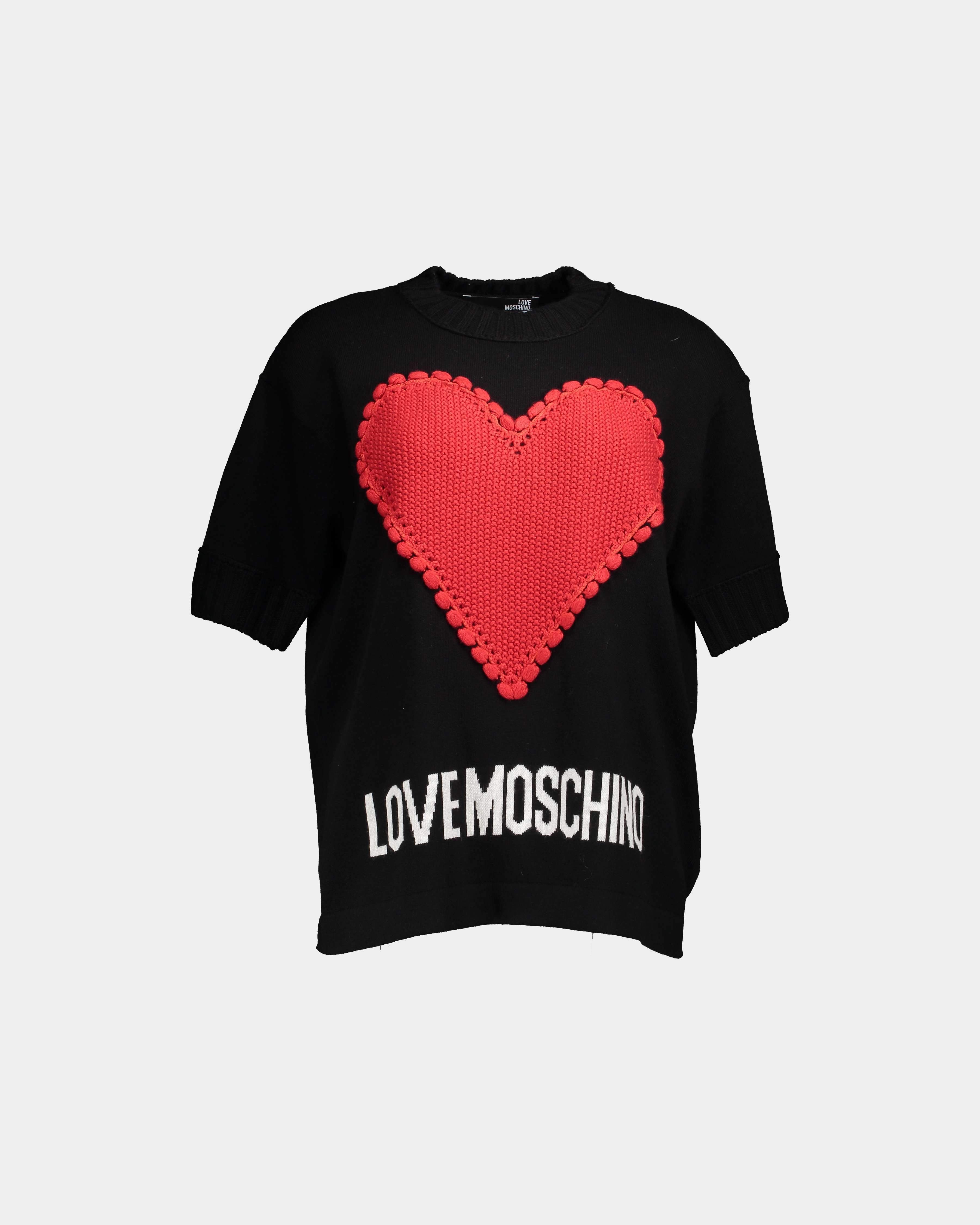 Maglia love on sale moschino