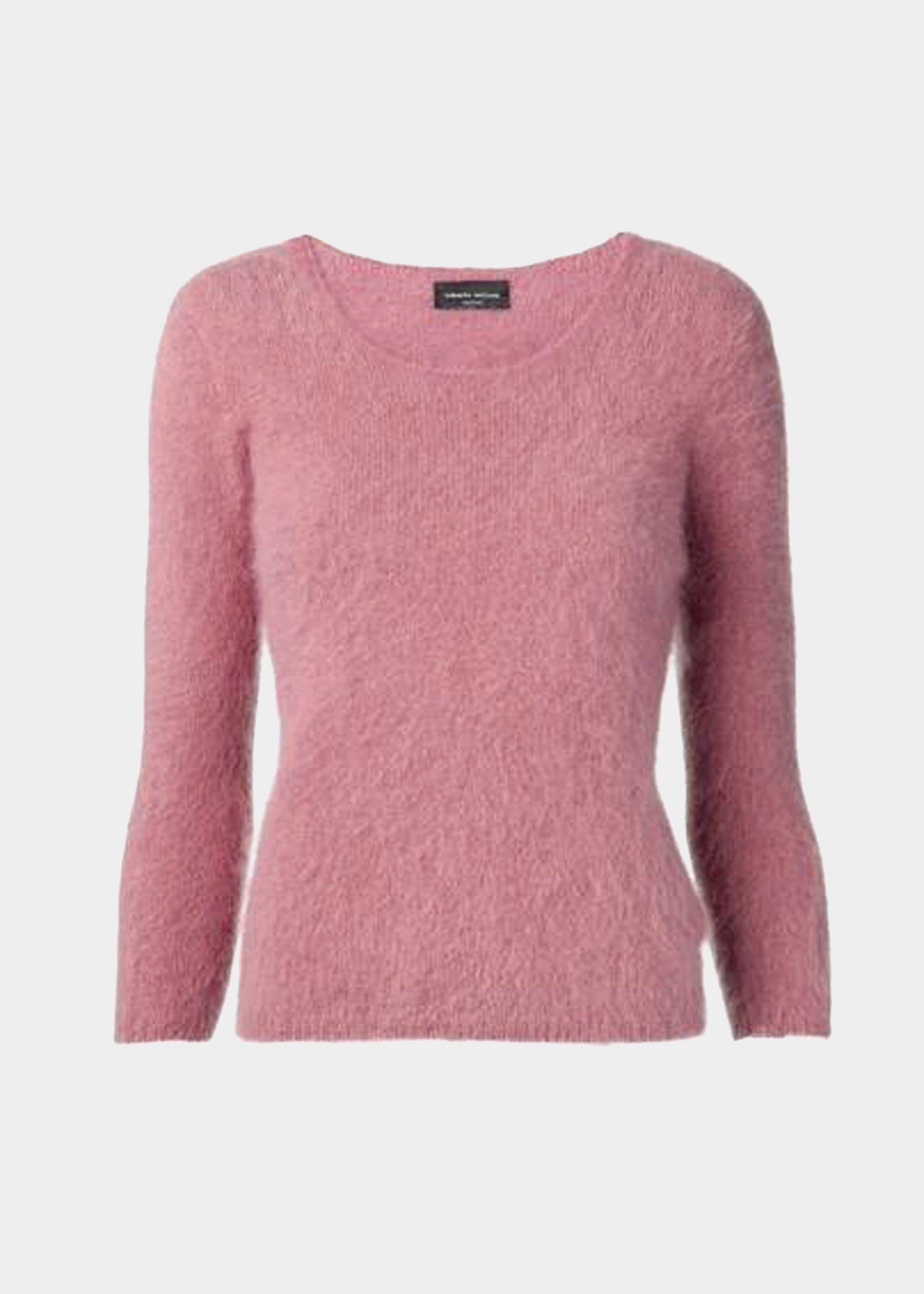 Roberto Collina Pink angora sweater