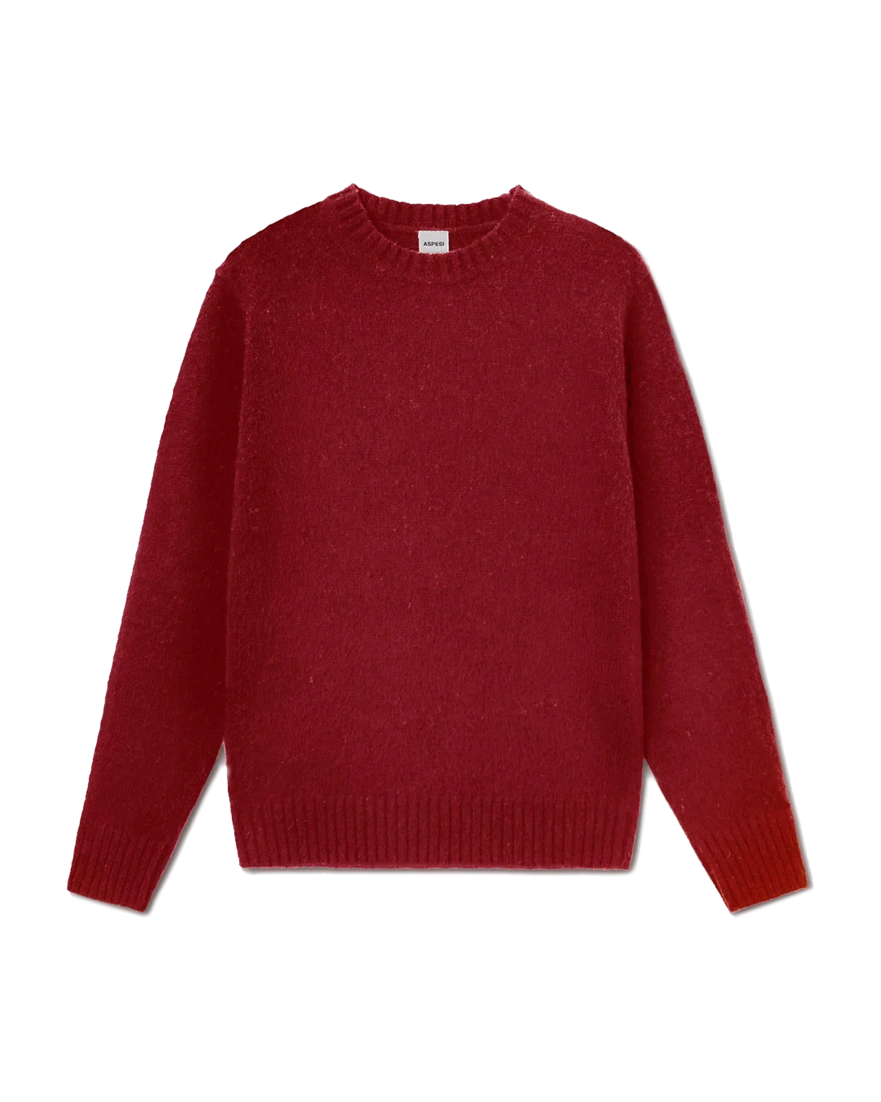 Wool Maglioni Aspesi Aspesi Maglione Lana Shetland Aspesi Burgundy