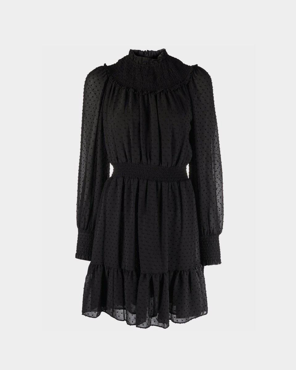 Collant plumetis à cuore - nero - Donna - 7.00