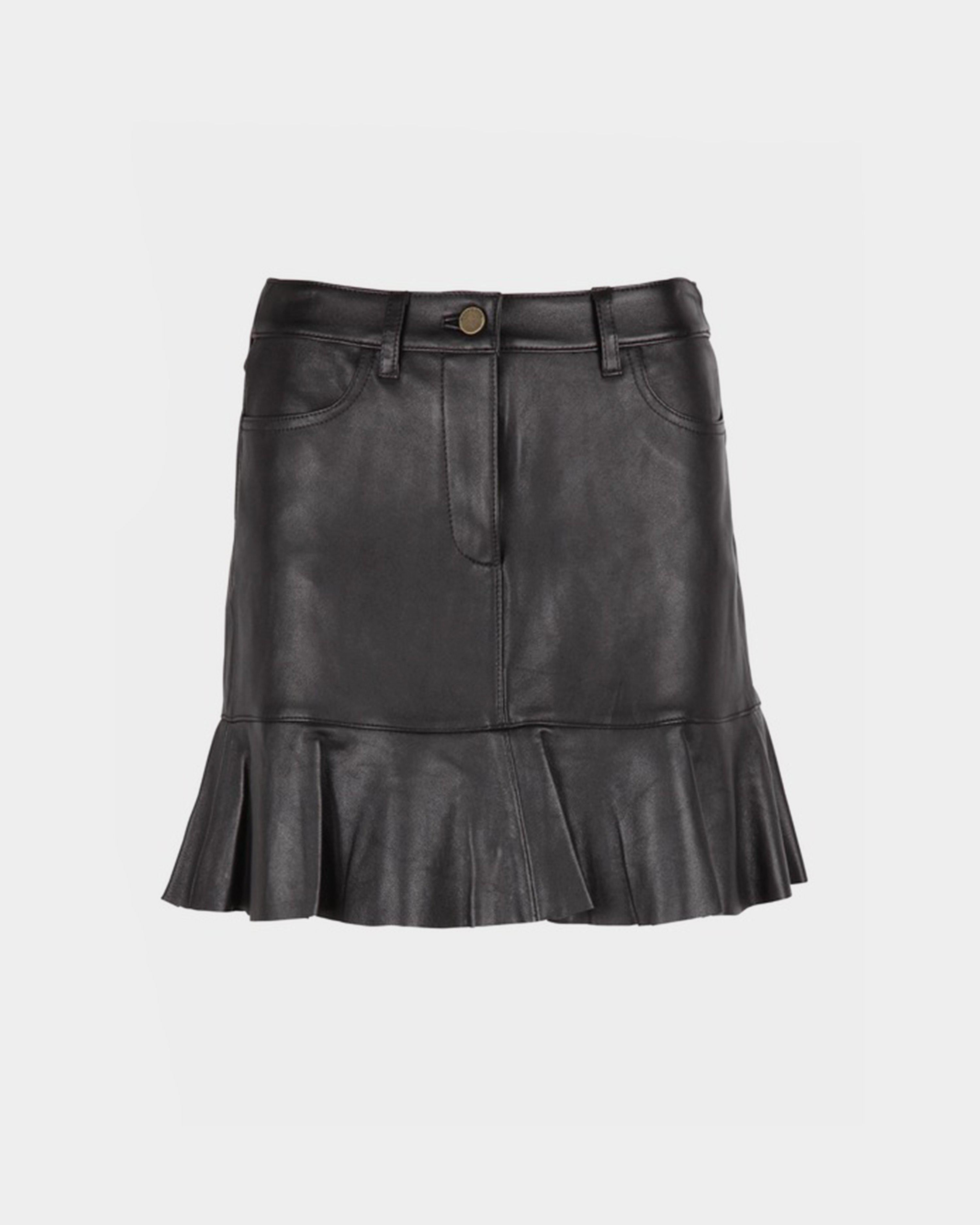 Michael kors leather mini skirt shop