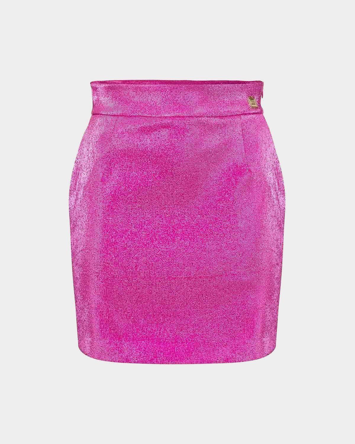 Gonna lurex elisabetta franchi hotsell