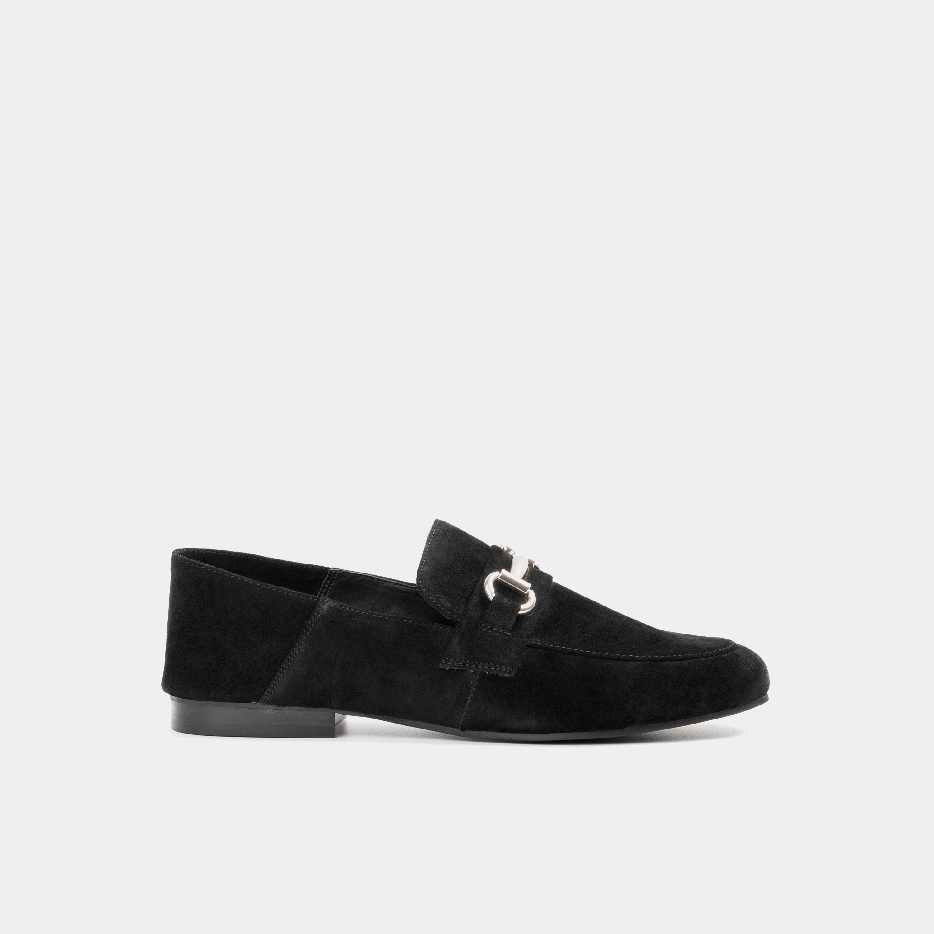 Steve Madden Kerin black suede moccasin