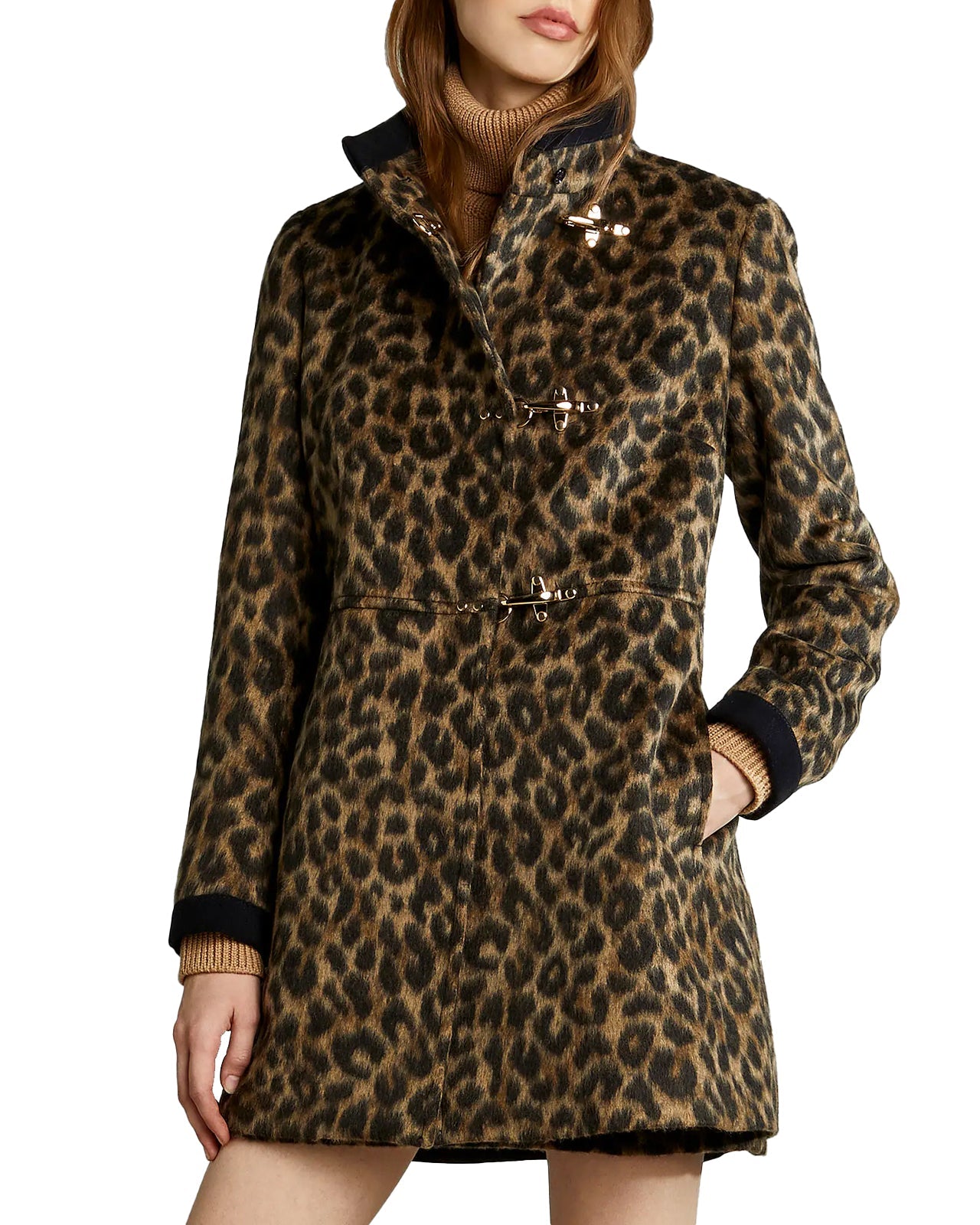 Cappotto Corto Cappotto Maculato Marella Cappotti Fay Donna