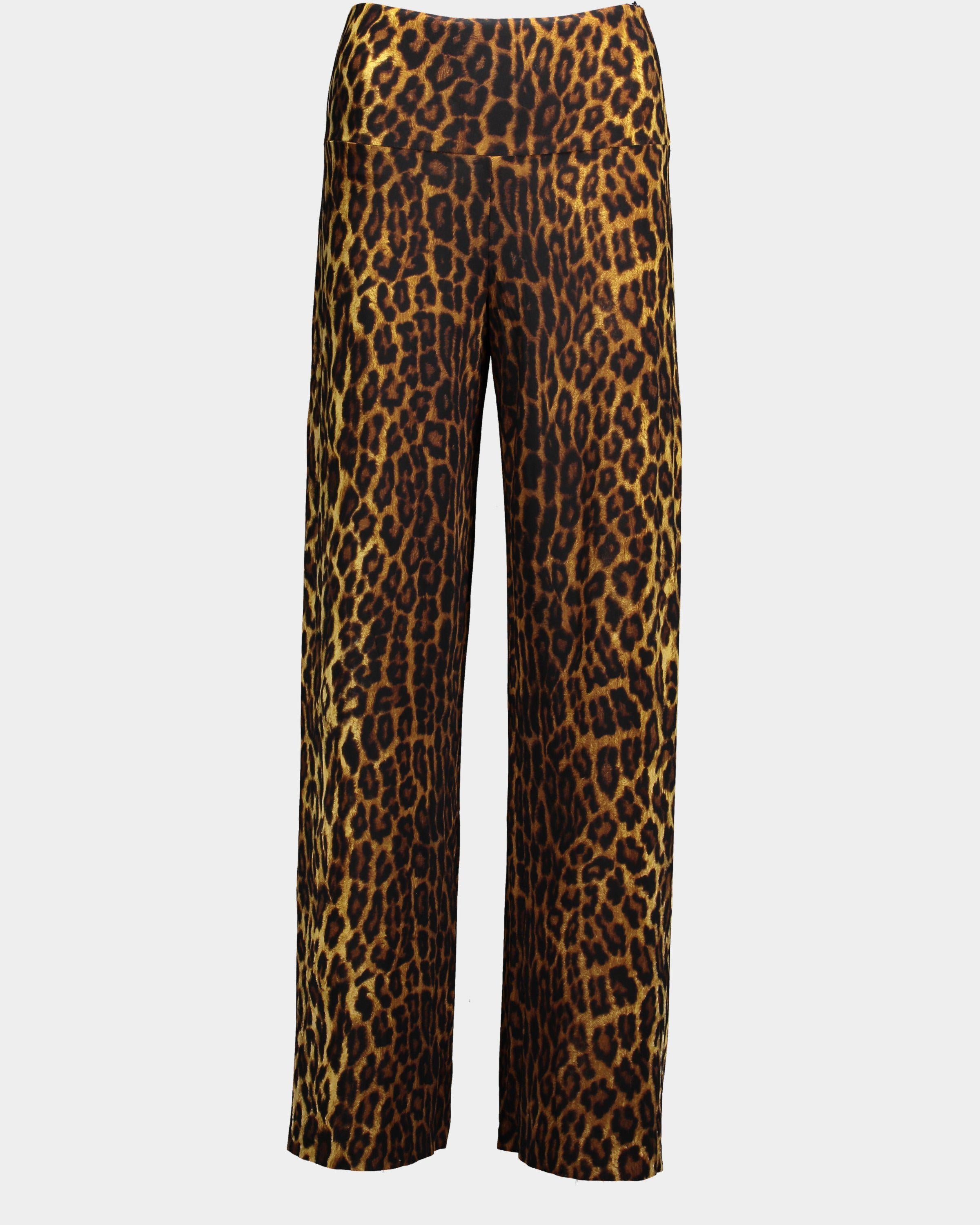 Pantalone shop leopardato zara