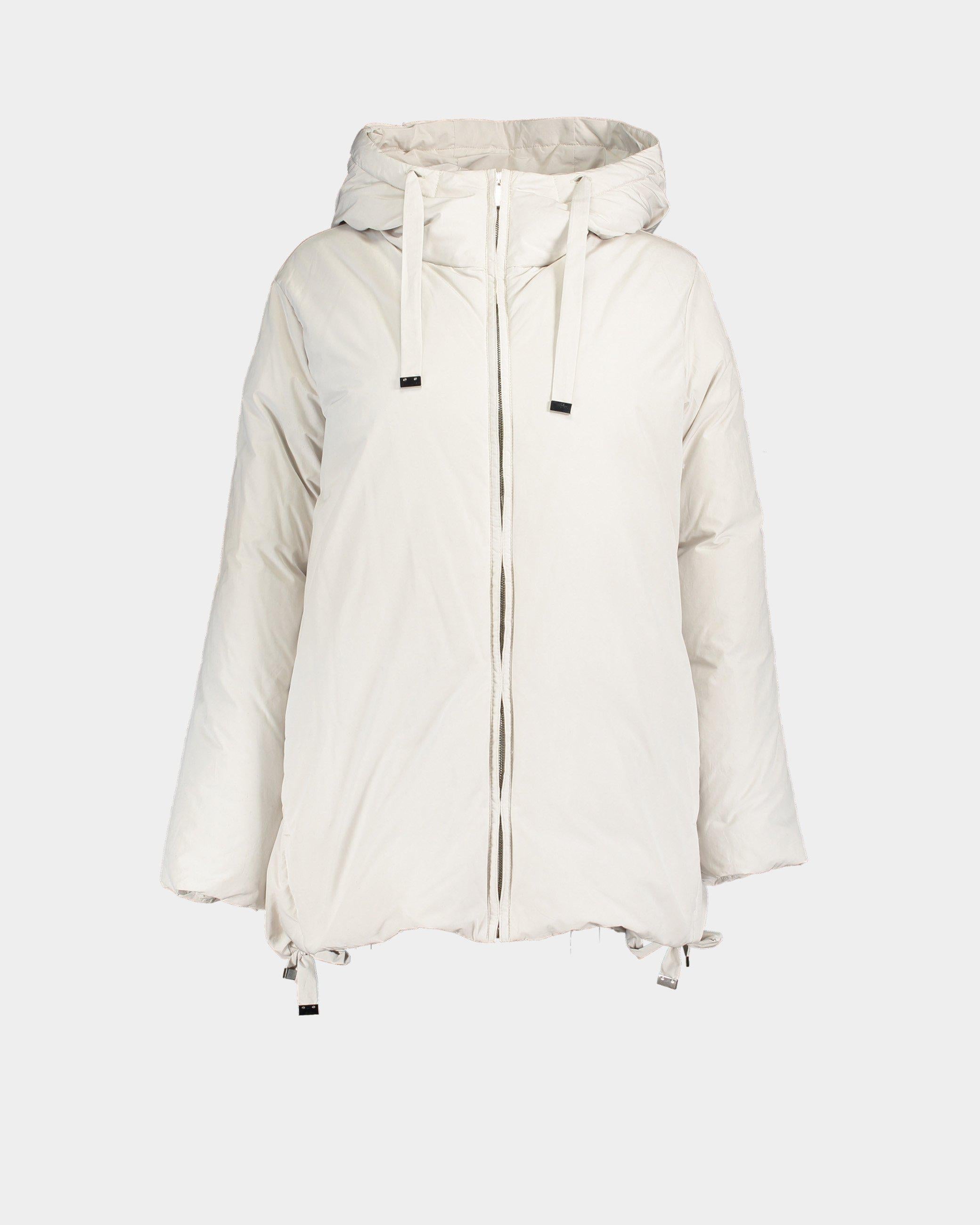 Max Mara The Cube White COTTONC Rock Salt down jacket lemlo