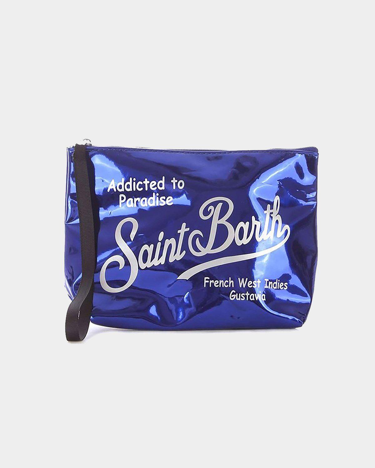 MC2 Saint Barth Pochette Aline PVC iridescente blu – lemlò