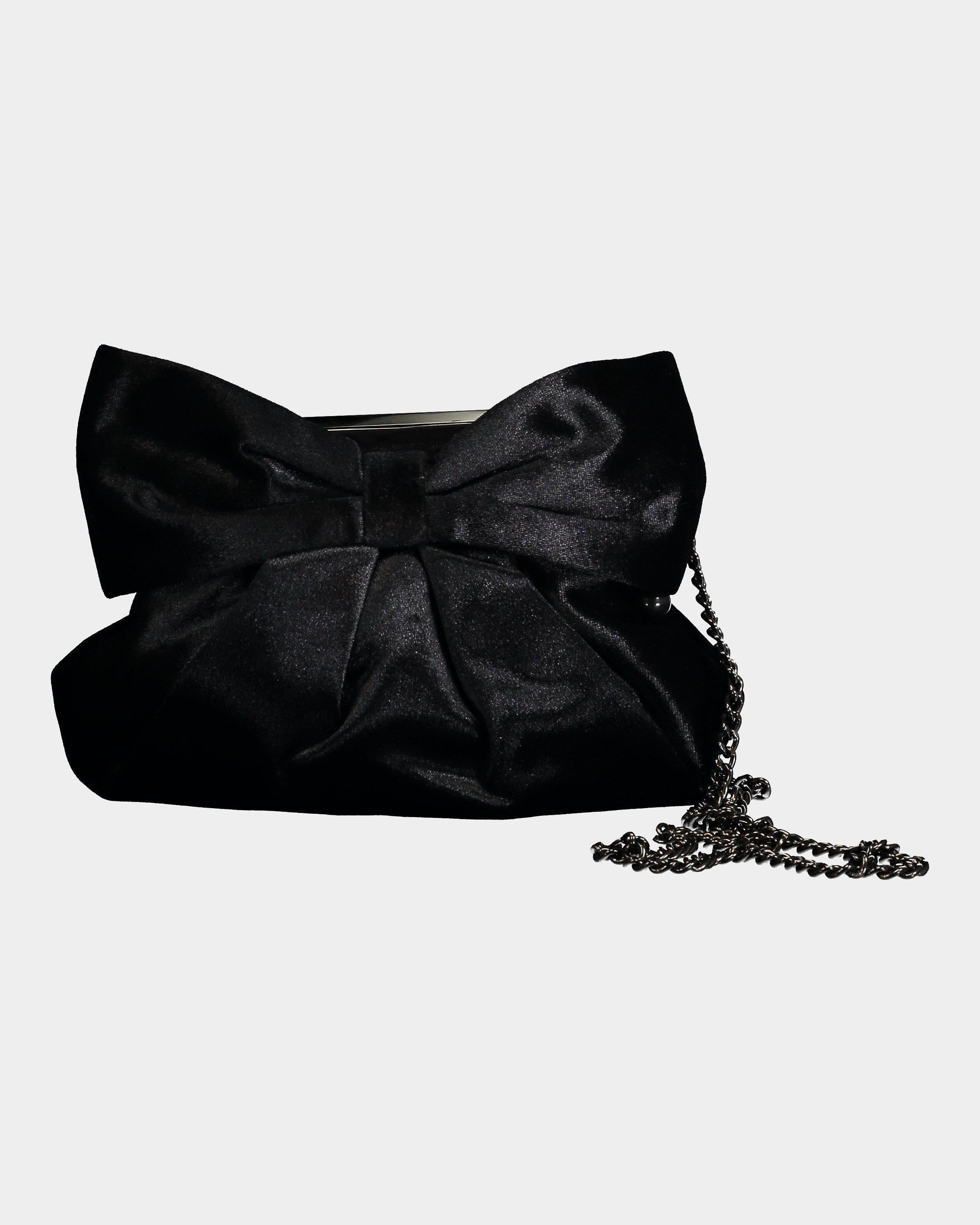 Pochette velluto nero store