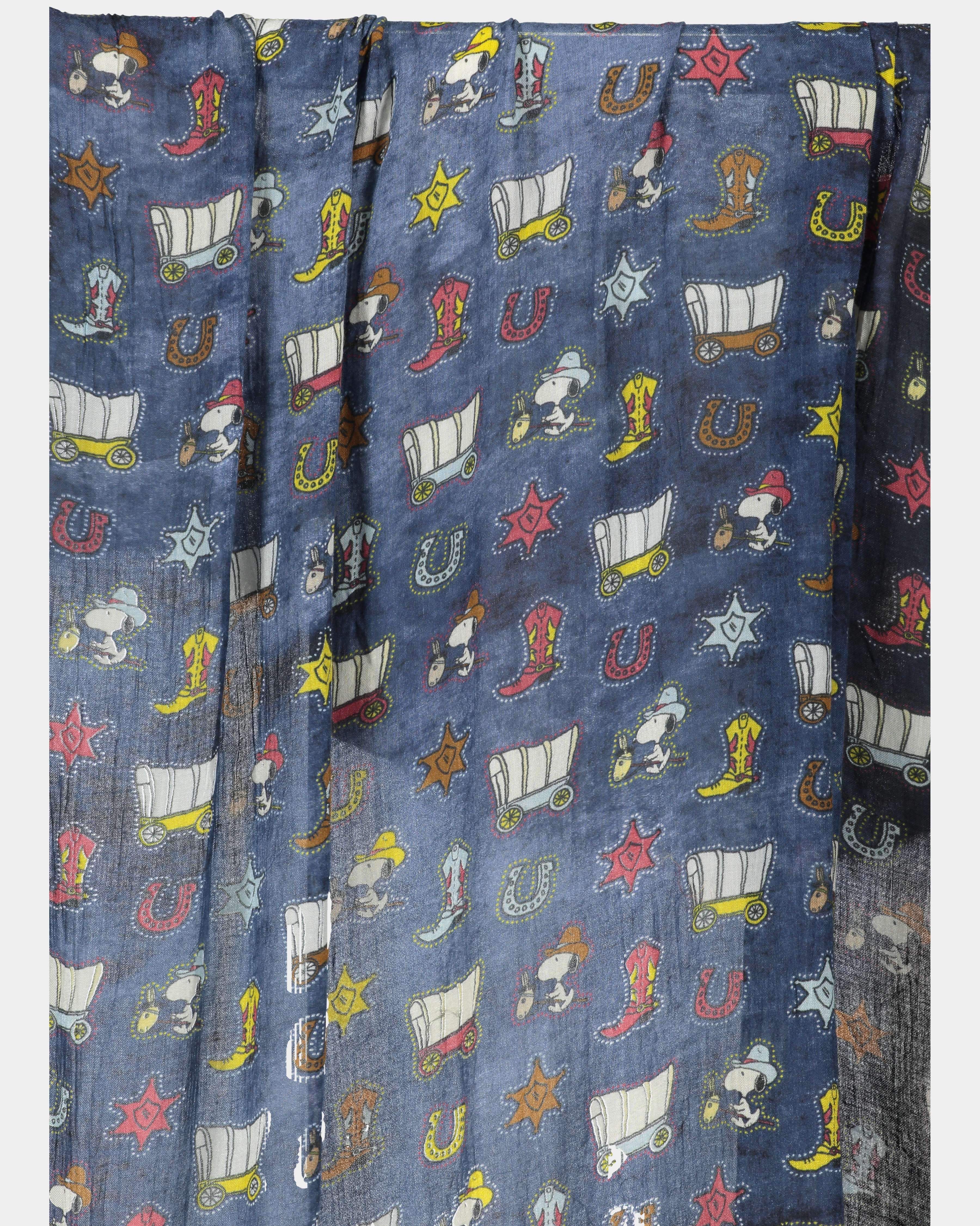 Ottotredici Lucky Snoopy modal cashmere scarf – lemlò