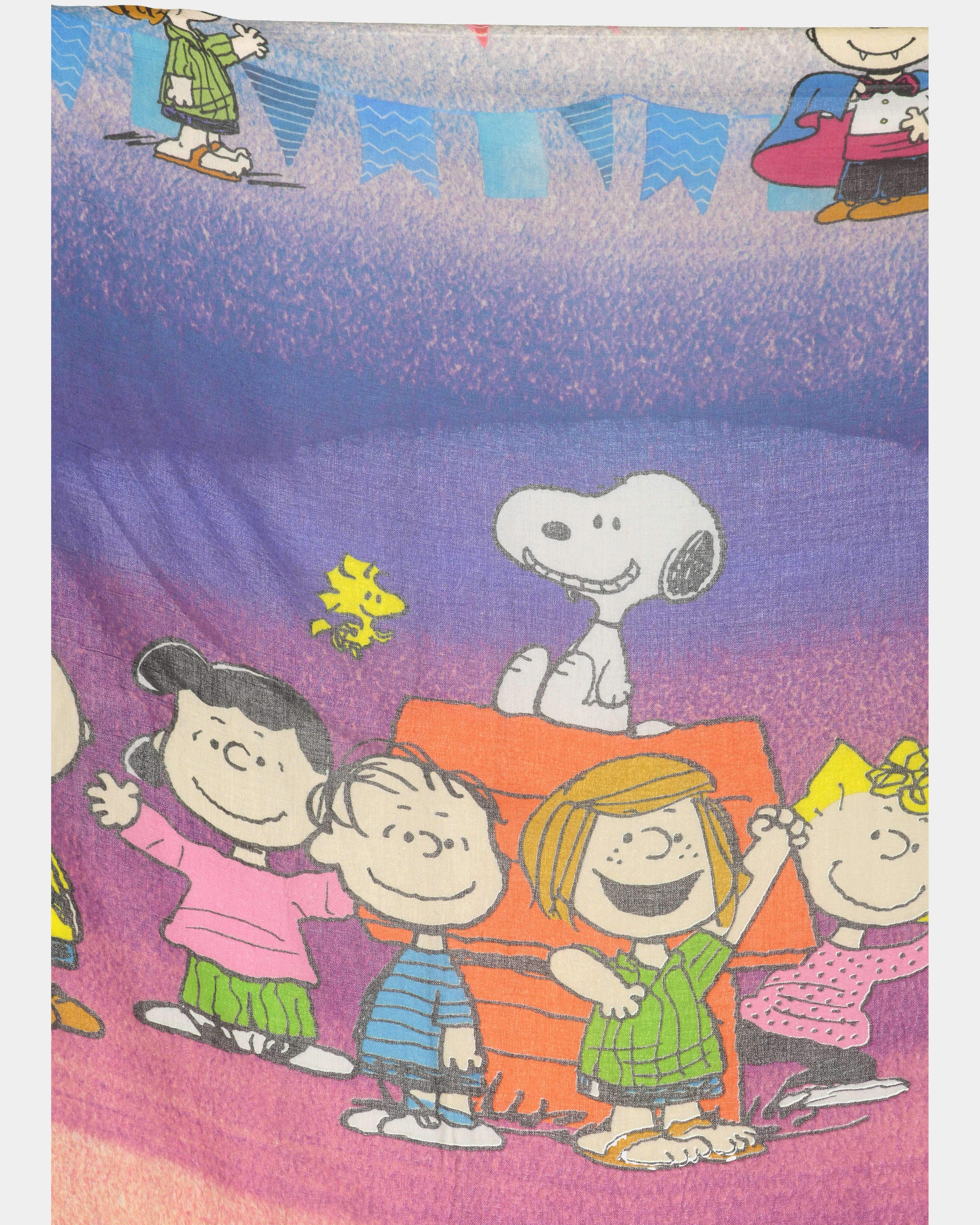 Eight hundred and thirteen Snoopy party modal cashmere scarf