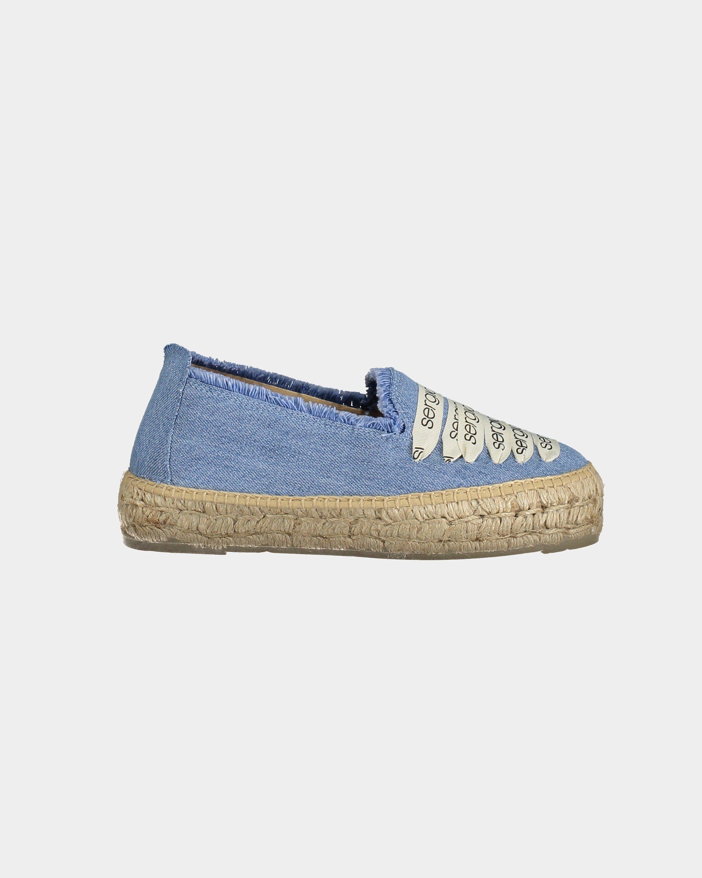 Manebì x Sergio Rossi Denim espadrilles - Main Image