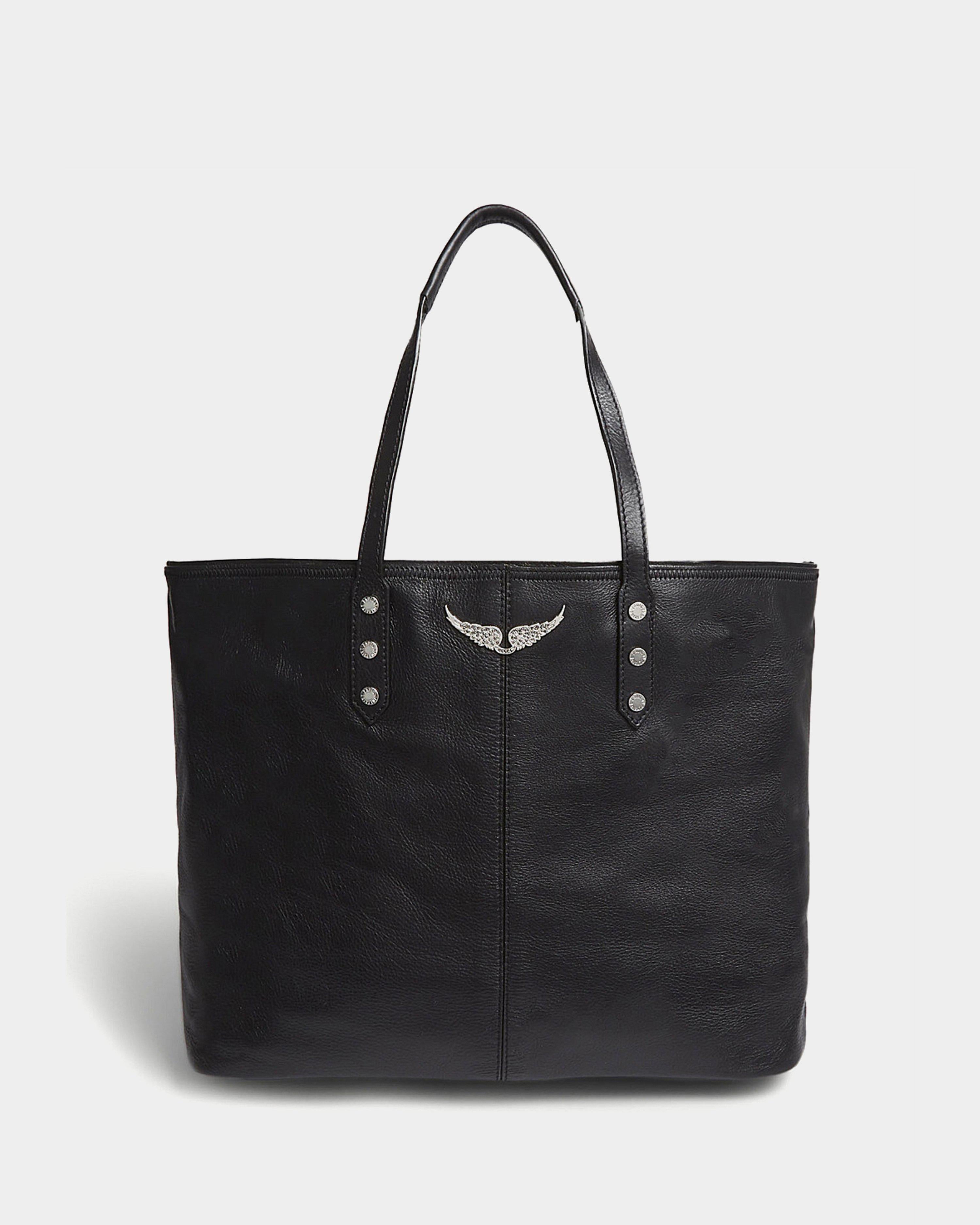 Zadig Voltaire Shopping Mick black leather lemlo