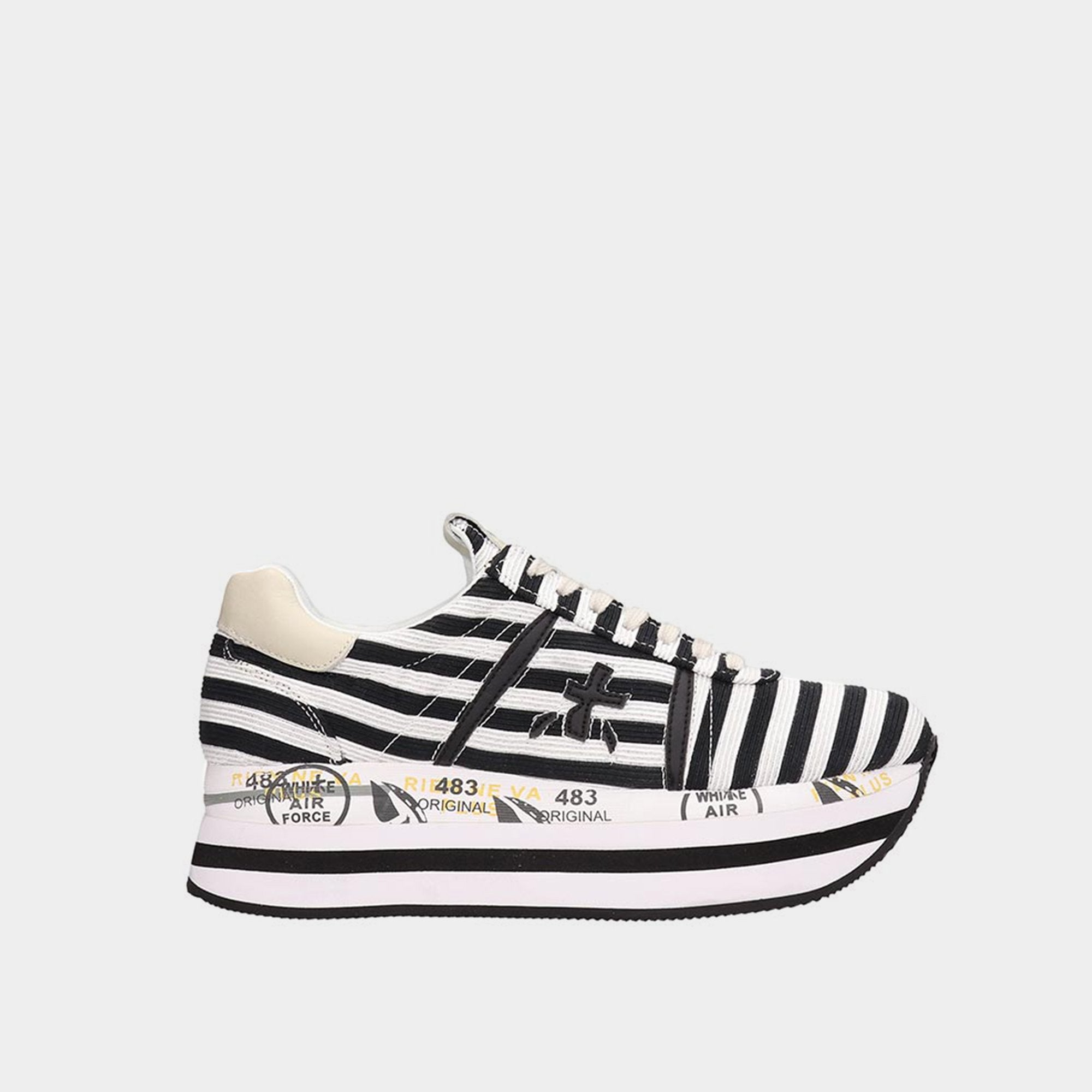 Premiata Sneaker Beth 2989 righe nere leml