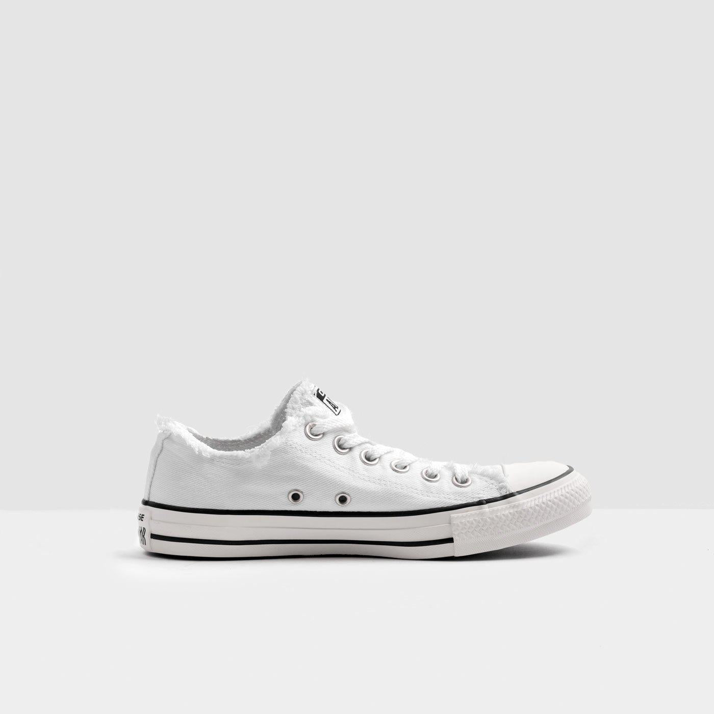 Converse Chuck Taylor All Star Frayed White Denim Sneaker leml