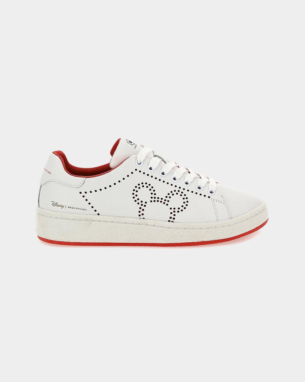 MOA Master of Arts Grand Master Mickey Mouse red white sneaker lemlo