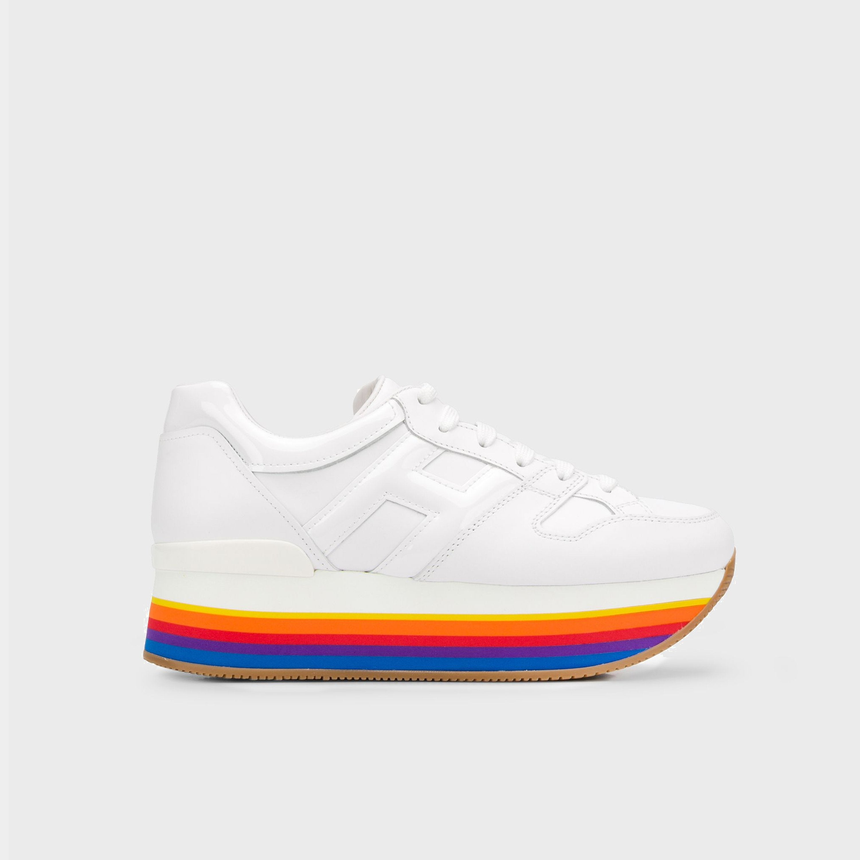 Hogan Sneaker Maxi H222 platform arcobaleno