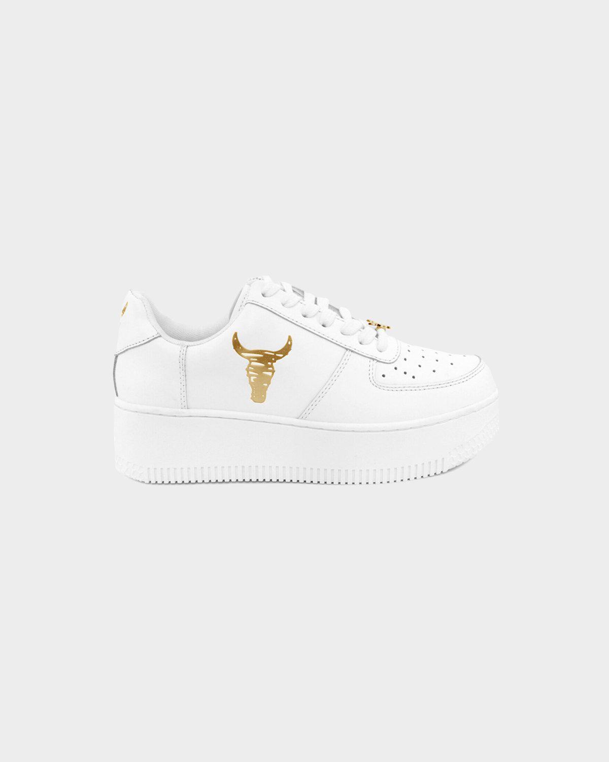 Windsor Smith Sneaker Remix bianca oro leml