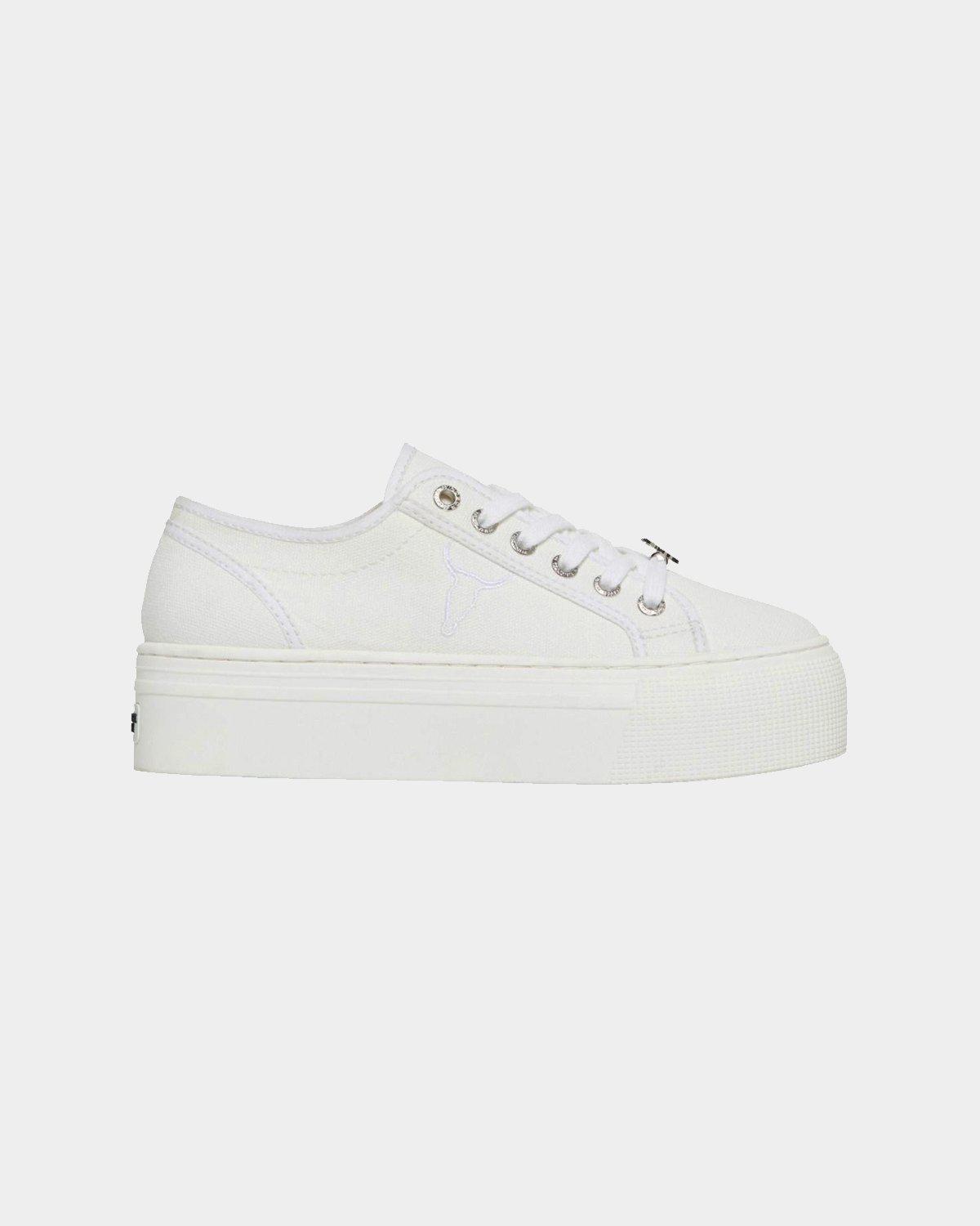 Windsor Smith Ruby white canvas sneaker lemlo