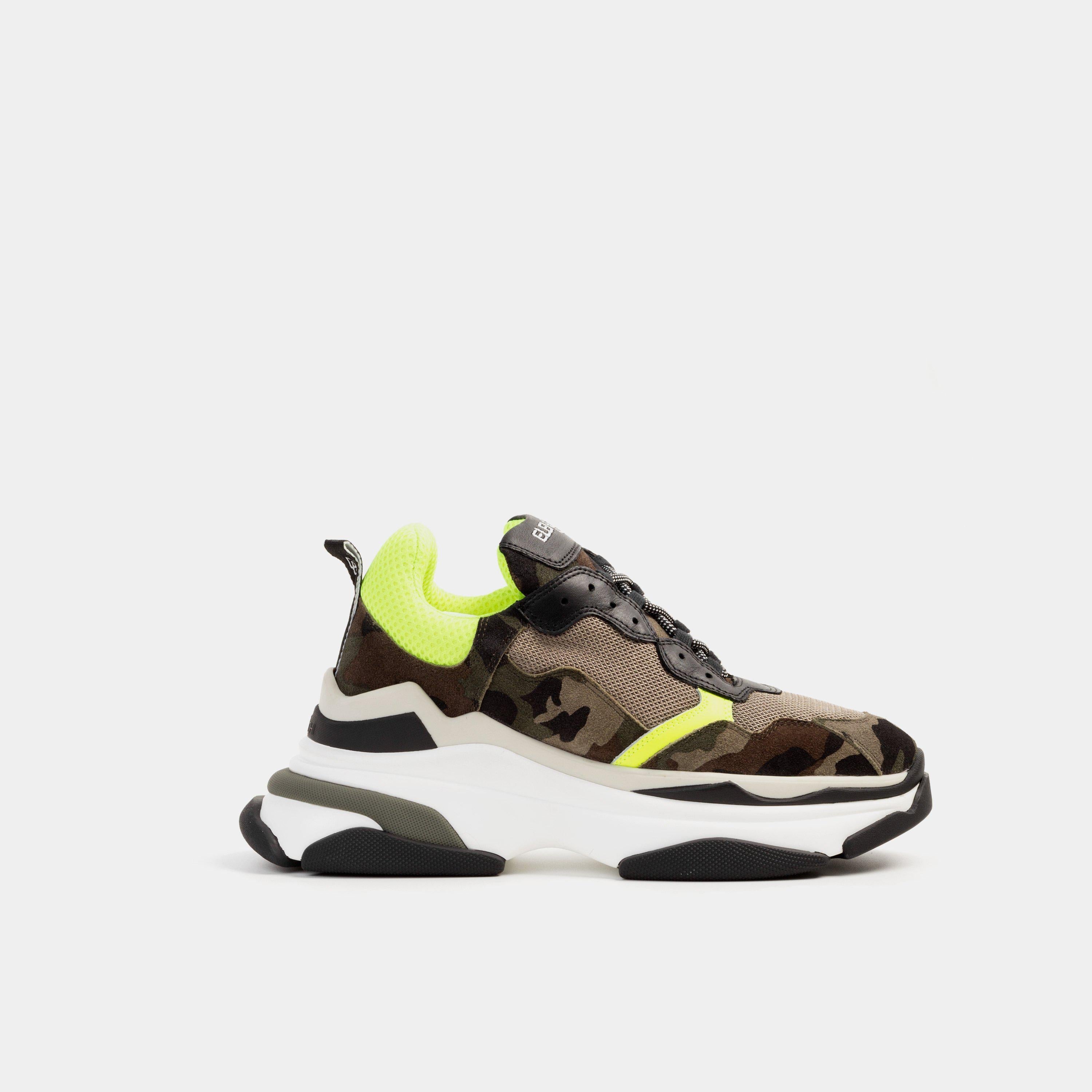 Elena Iachi Touch sneaker with chunky camouflage pattern