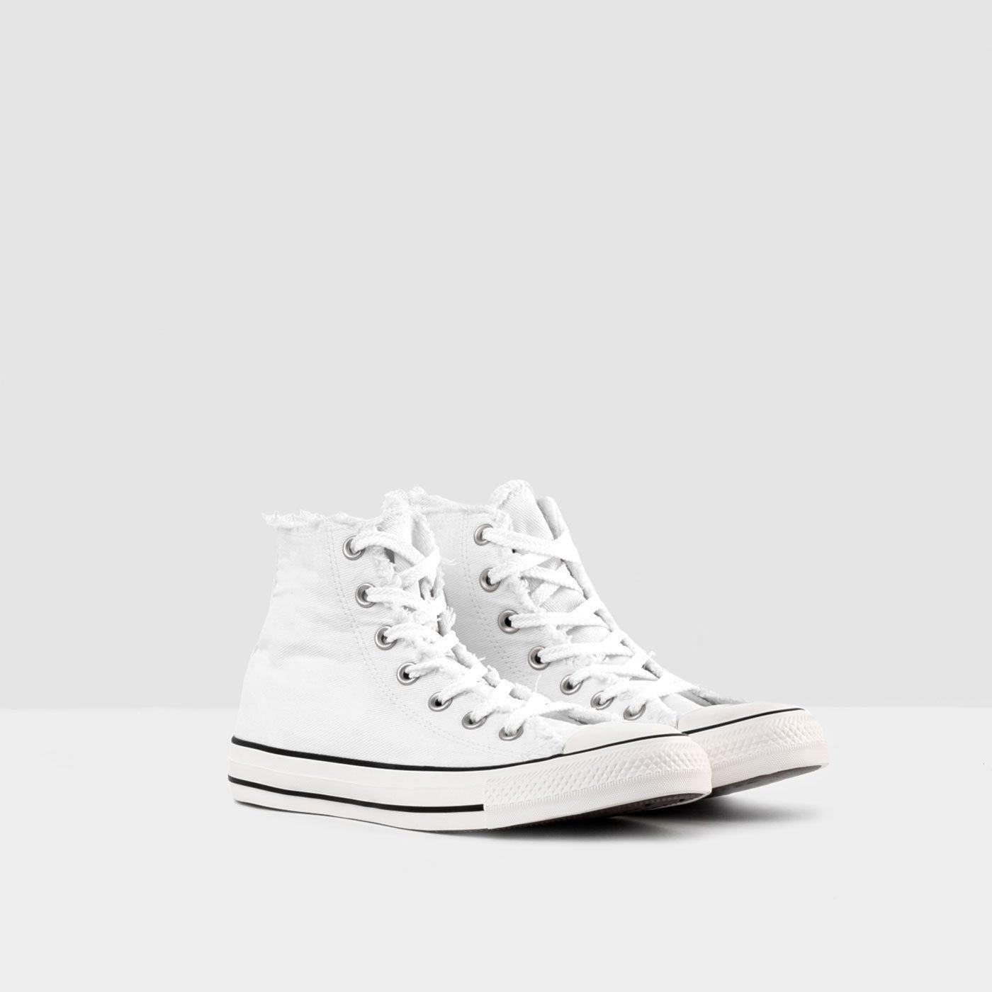 Chuck taylor all discount star frayed denim