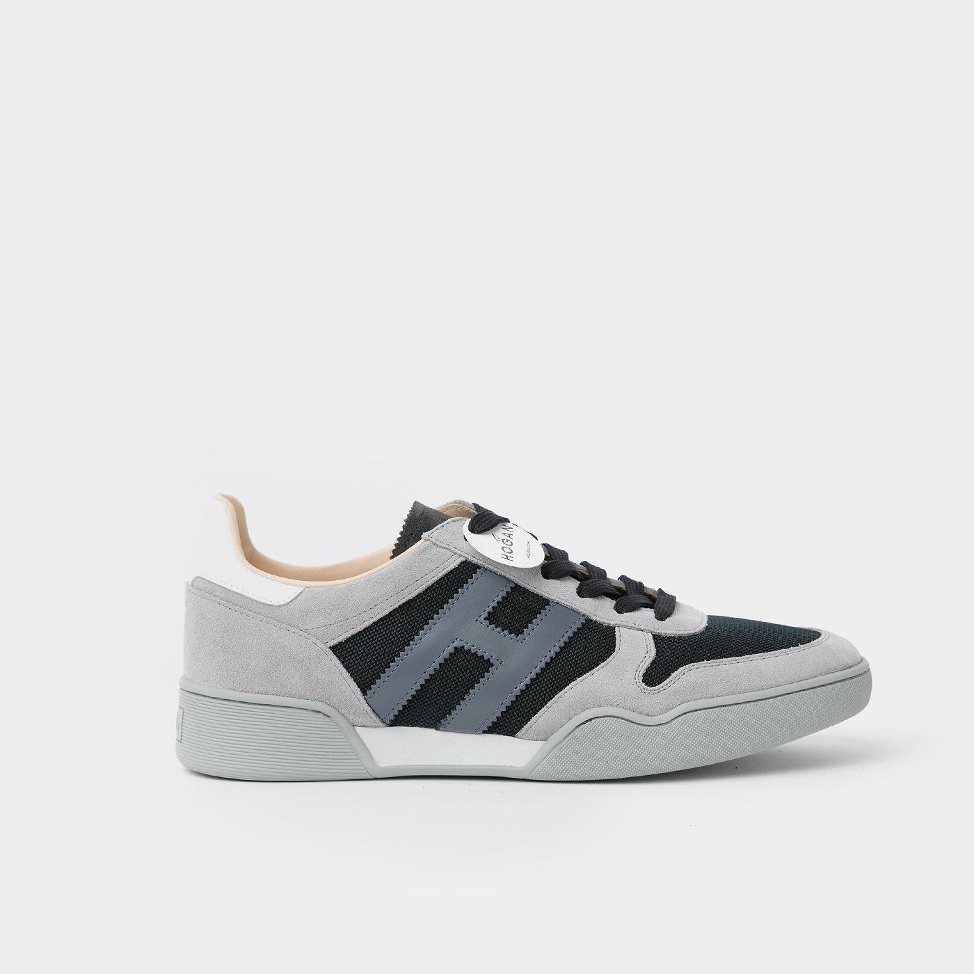 Hogan H357 gray suede sneaker1