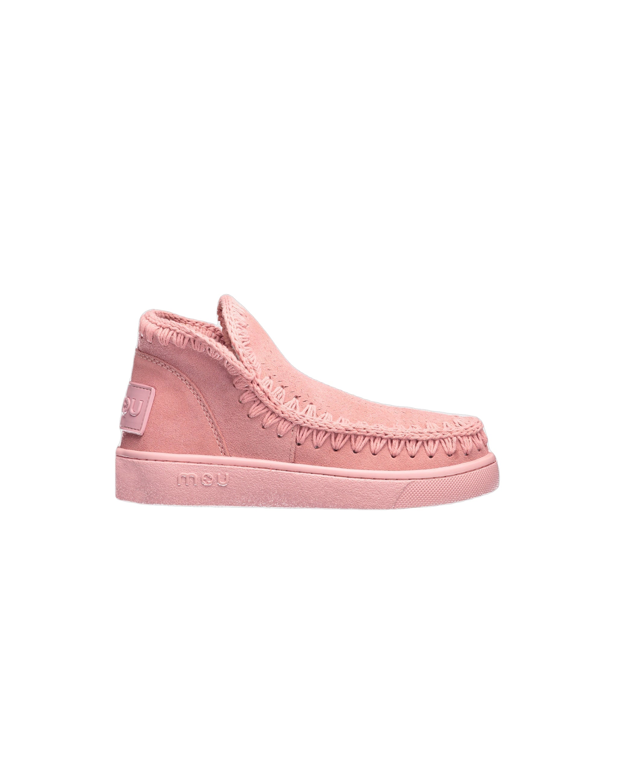 MOU Stivale Eskimo Sneaker Monochrome Suede peonia