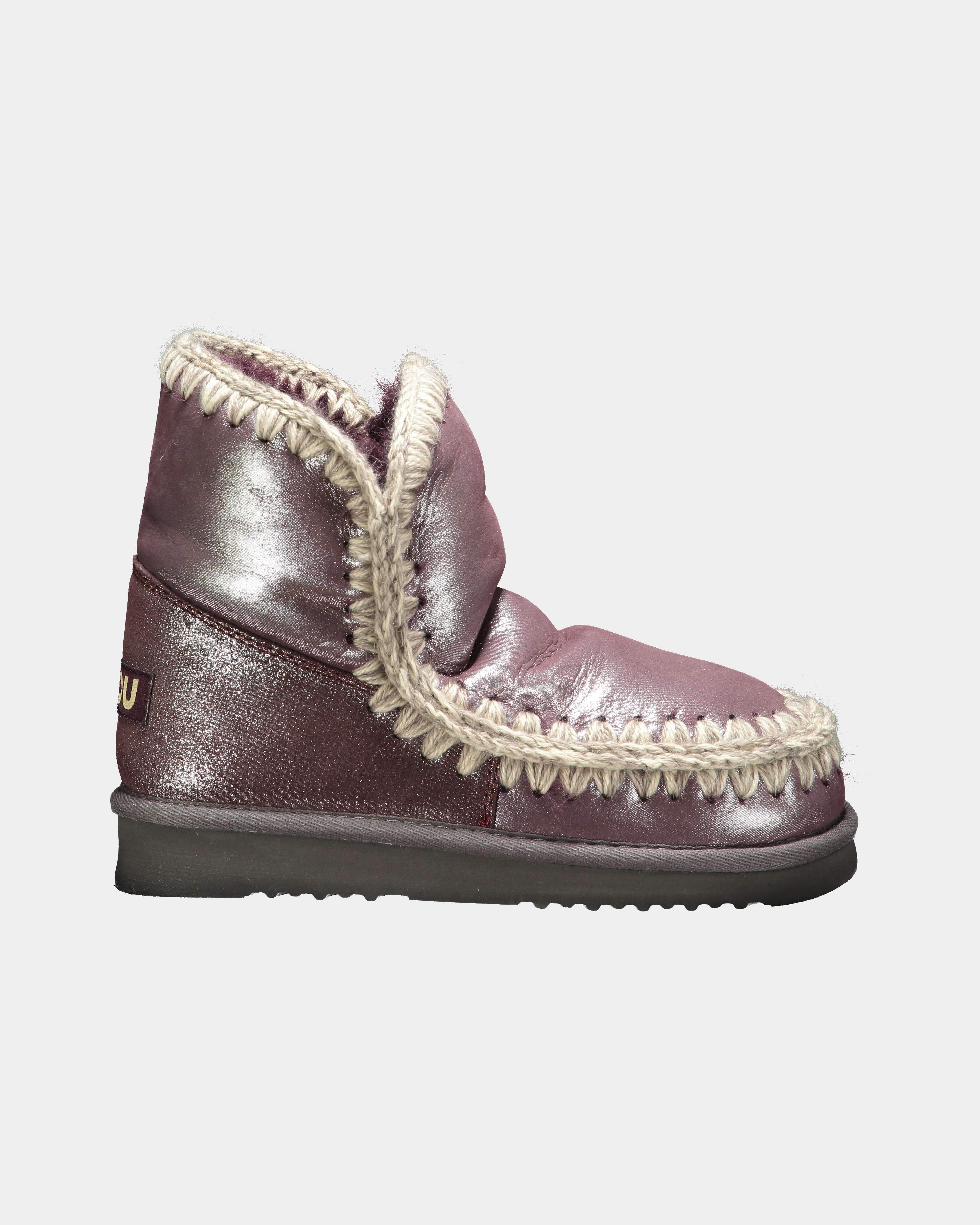 Mou Eskimo 18 boot in purple glitter