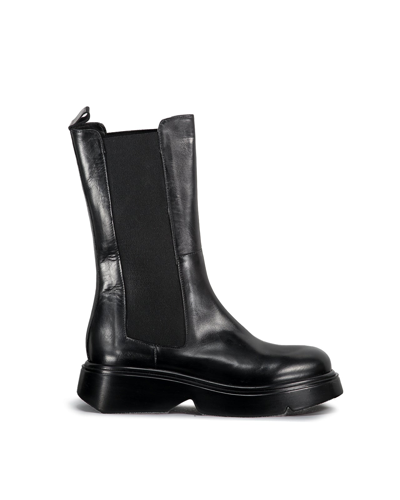 Catesby Stivaletti Chelsea Pelle Con Linguetta | Nero | 44 EU