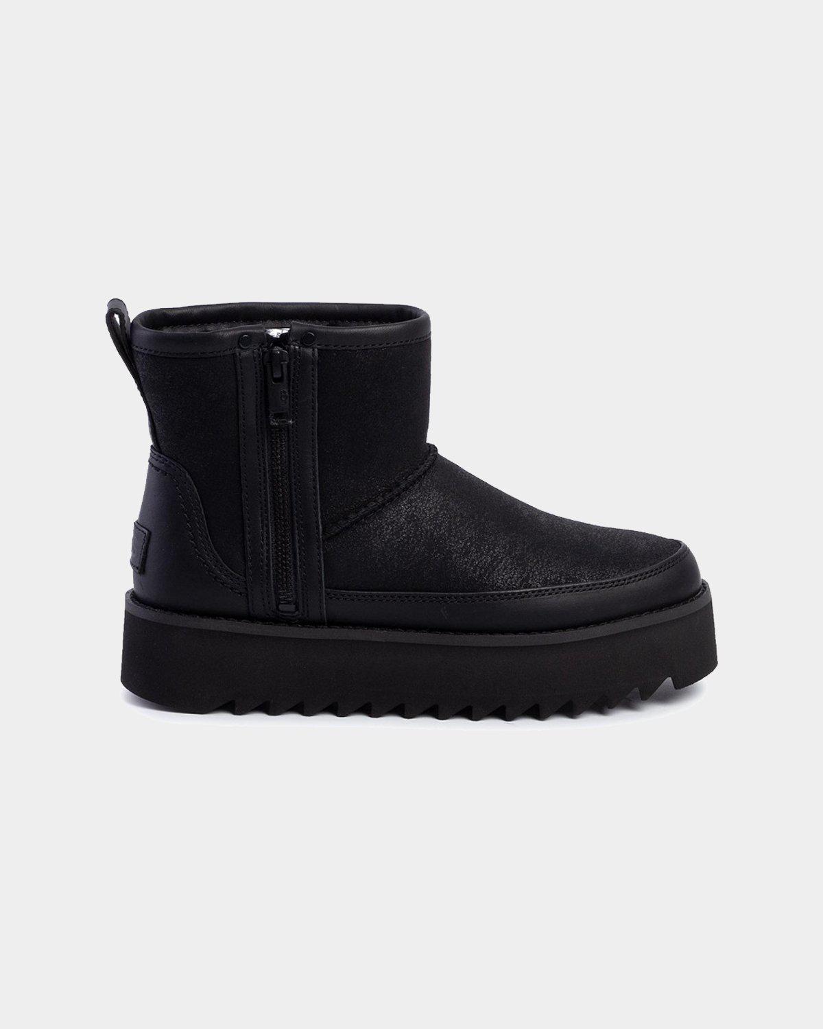 UGG W Classic Rebel Biker Mini black ankle boot – lemlò