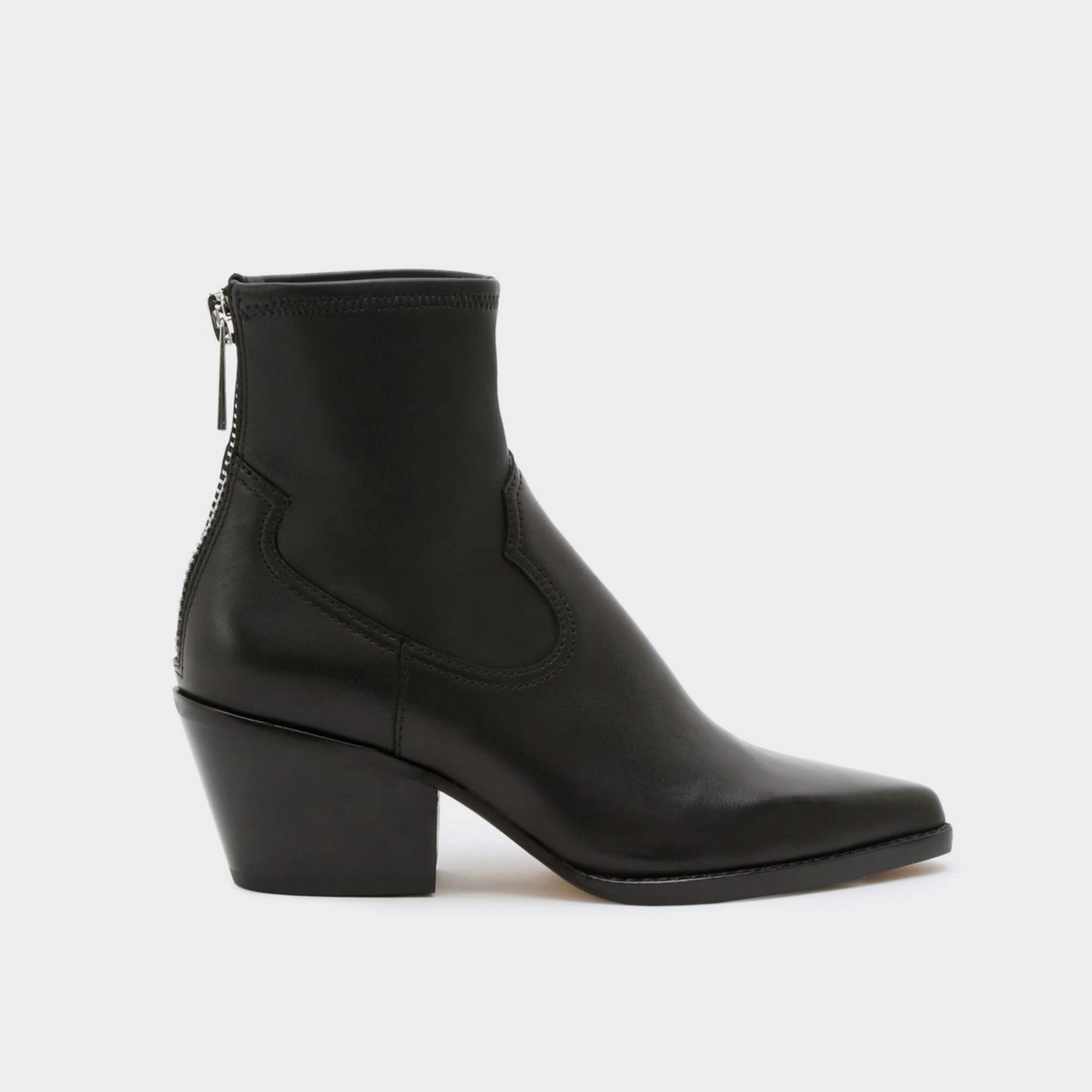 Dolce Vita Shanta black leather ankle boot