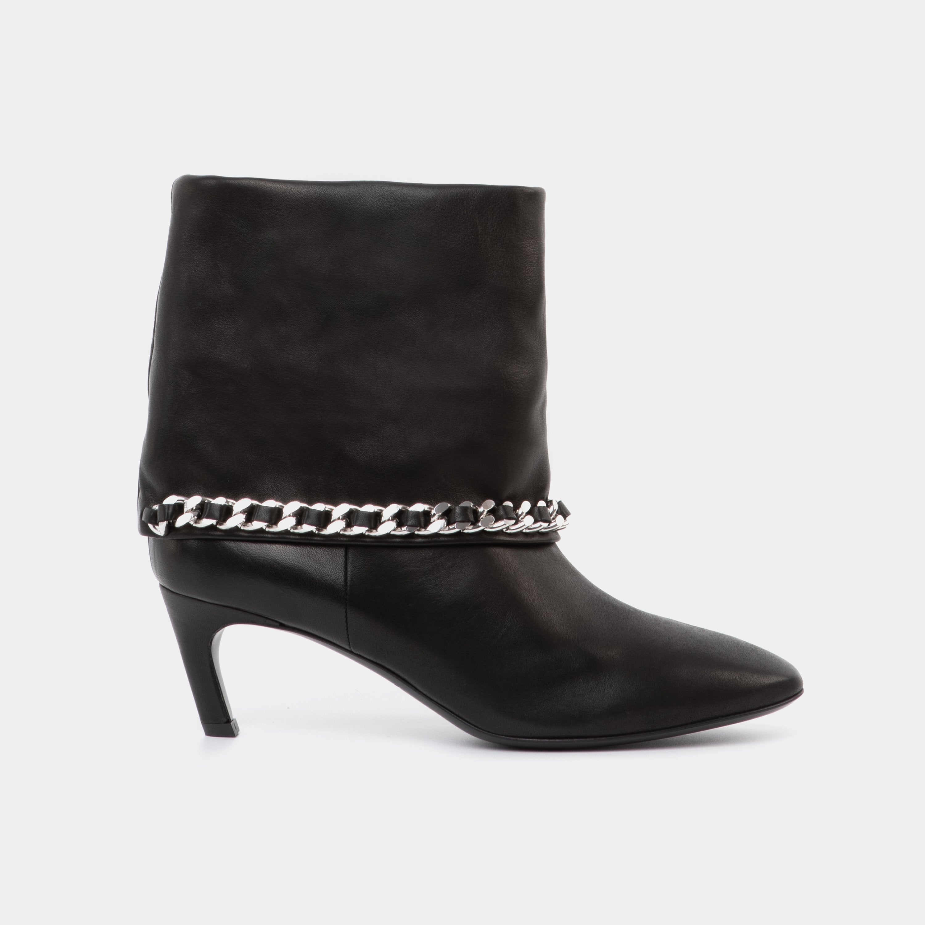 Boots Marc Ellis Stivaletto Marc Ellis Black Leather Ankle Boot