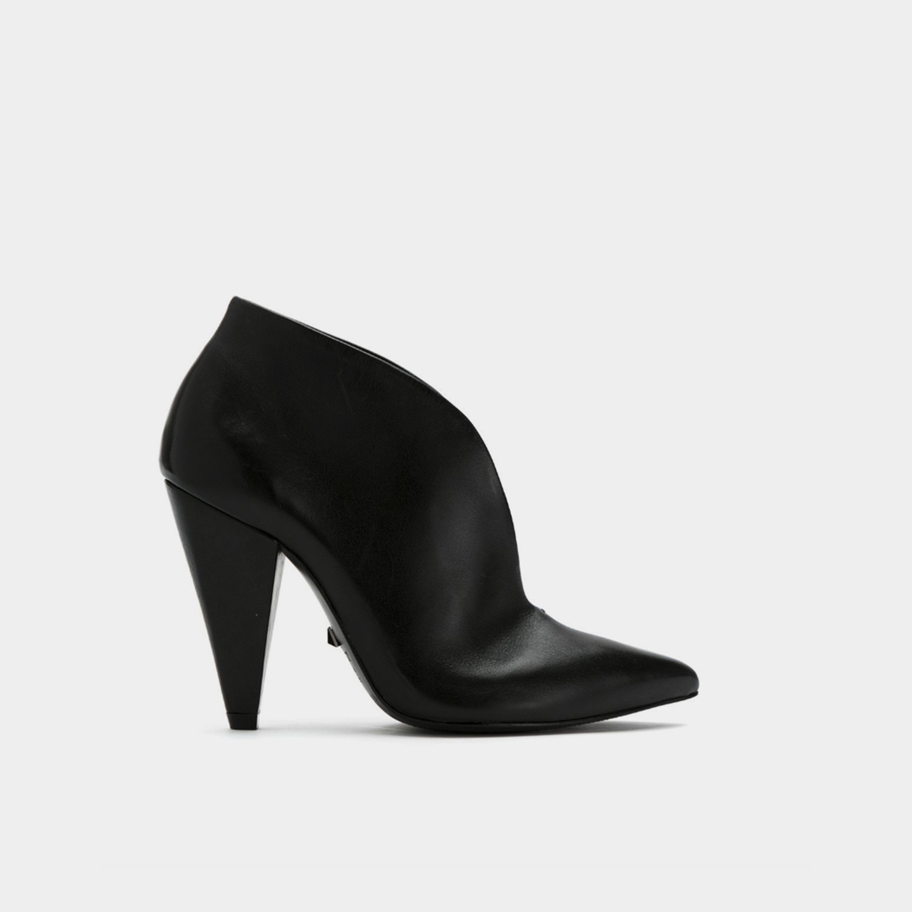 Leather Schutz Scarpe Rivenditori Schutz Low-cut Black Leather Ankle Boot – Lemlò