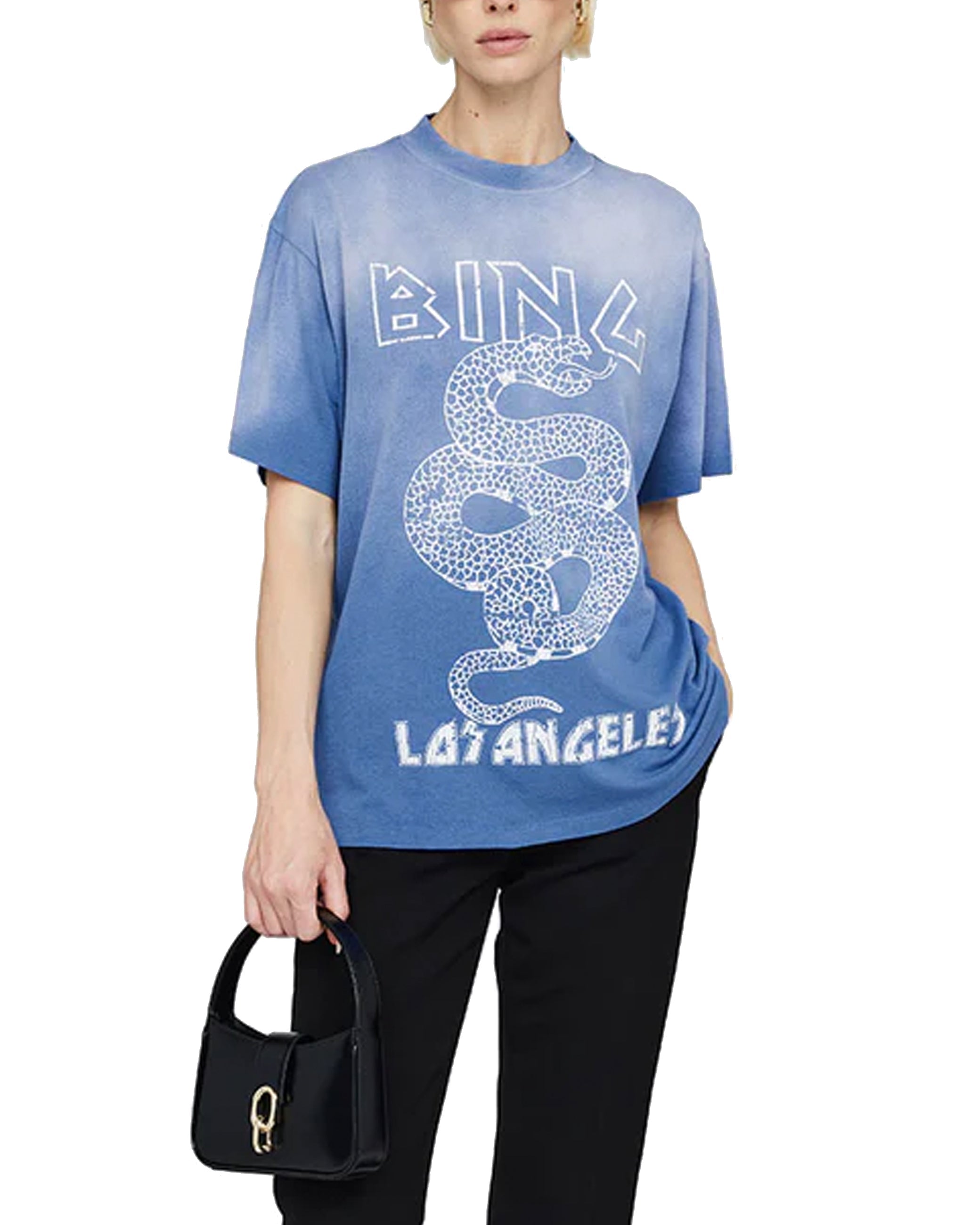 ANINE BING ASHTON SERPENT Tシャツ　m124 ANINE BING ASHTON SERPENT Tシャツ m124