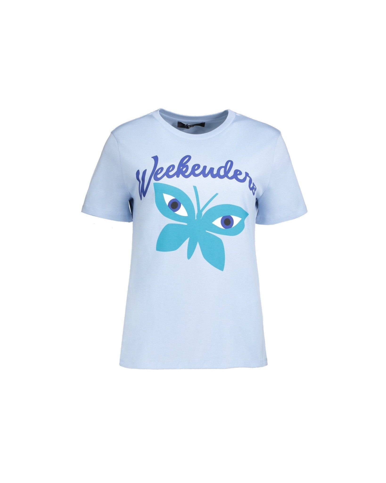 Weekend Max Mara T shirt Suvi Weekenders jersey azzurro lemlo