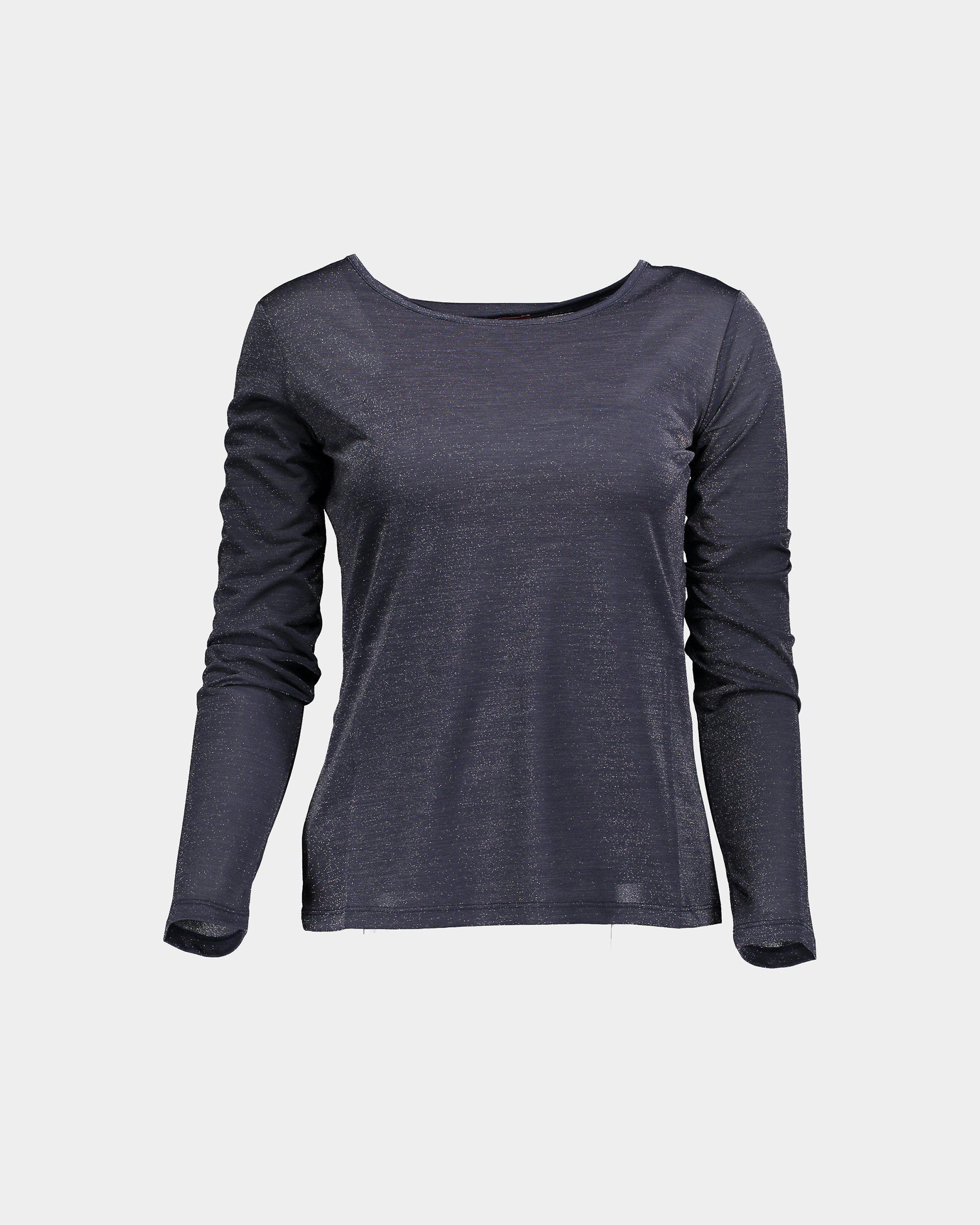 Max Mara Studio | Zac metallic blue jersey top – lemlò