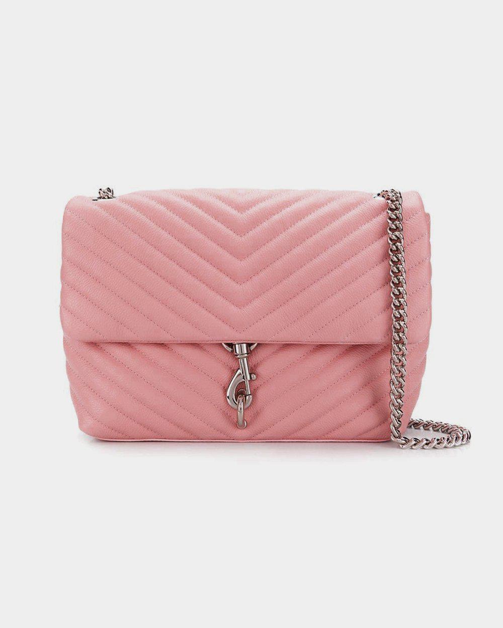 Rebeca Minkoff Tracolla Edie Doe pelle rosa leml