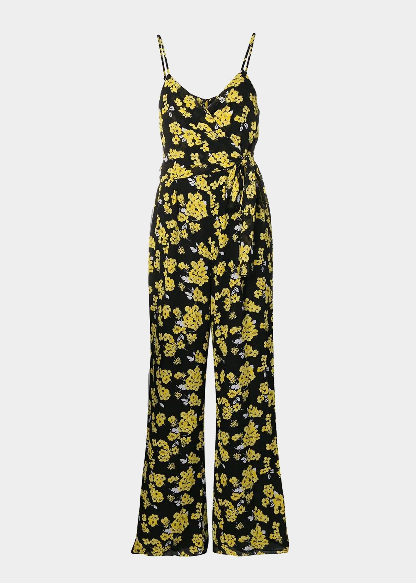 Michael Kors Glam Fleur floral georgette jumpsuit