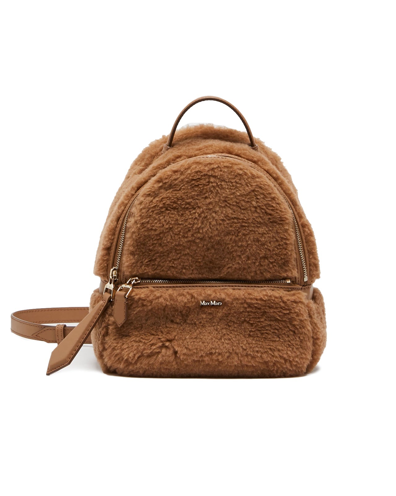 cammello mini backpack Wildest Part Packpack + Saddle Mansur Gavriel Vegetable Tanned Calfskin