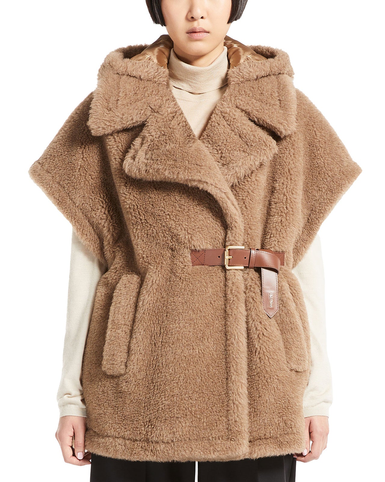 Max Mara | Cappa Lanoso teddy alpaca coloniale – lemlò